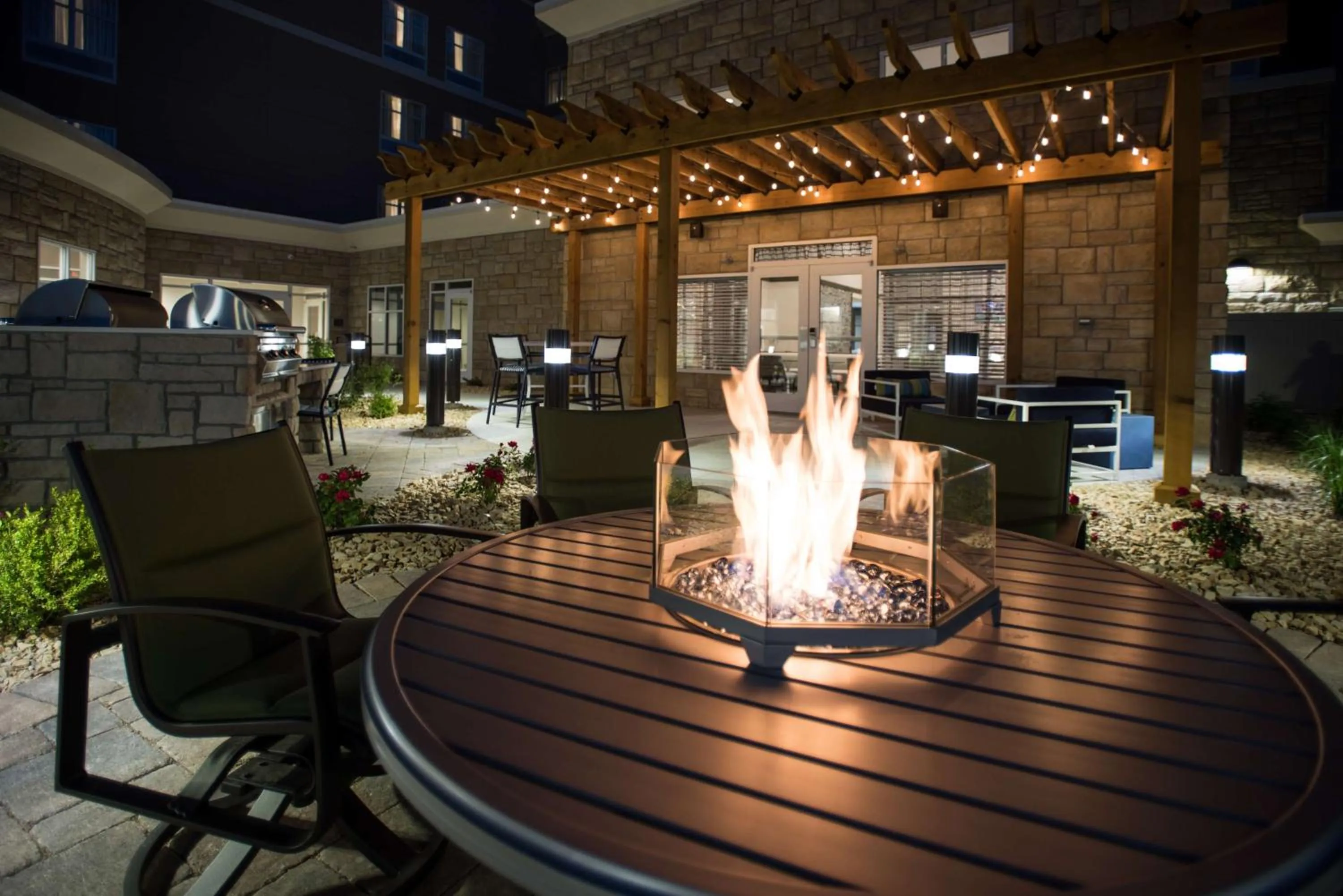 Patio in Homewood Suites By Hilton Paducah