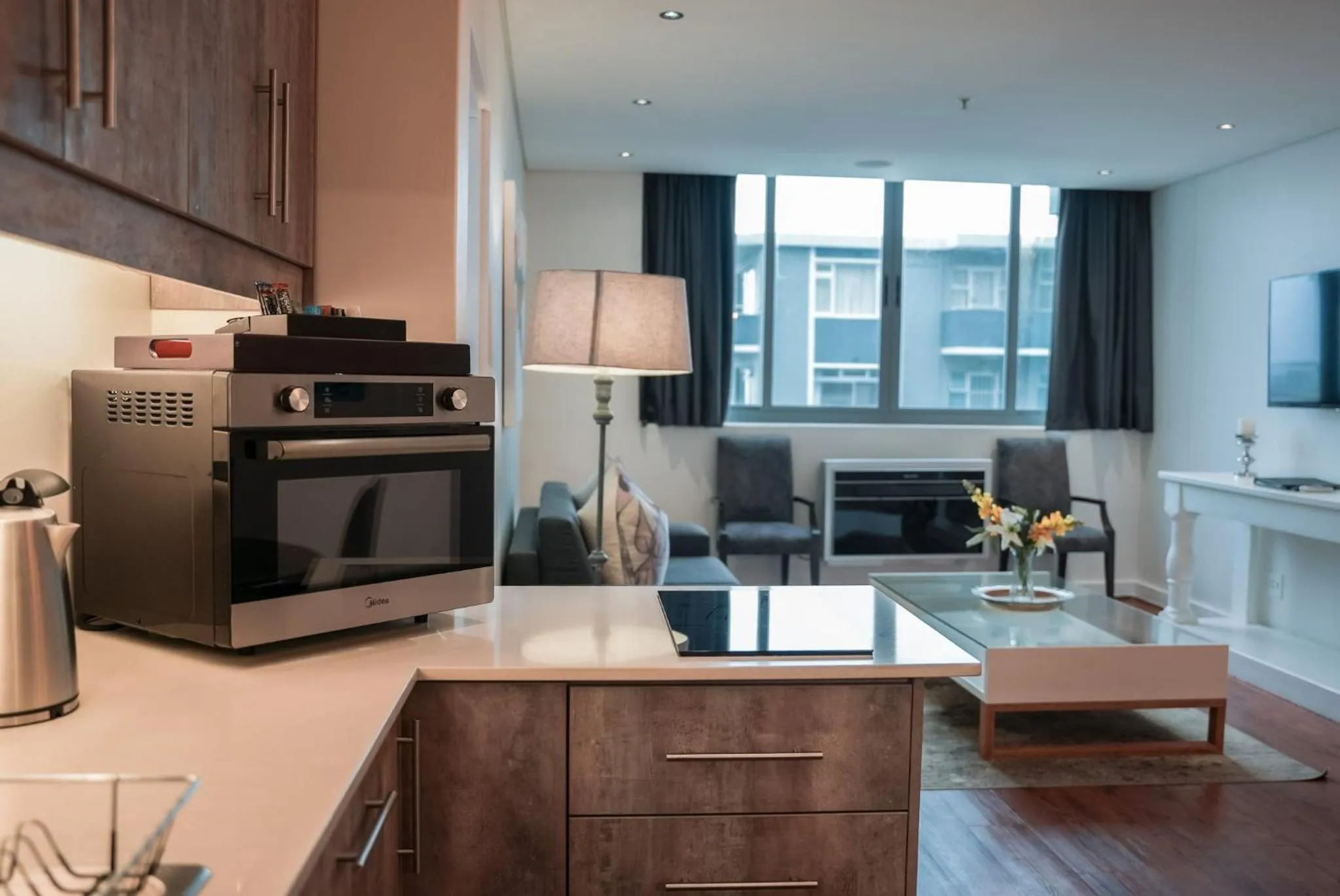 Kitchen or kitchenette in Newkings Boutique Hotel