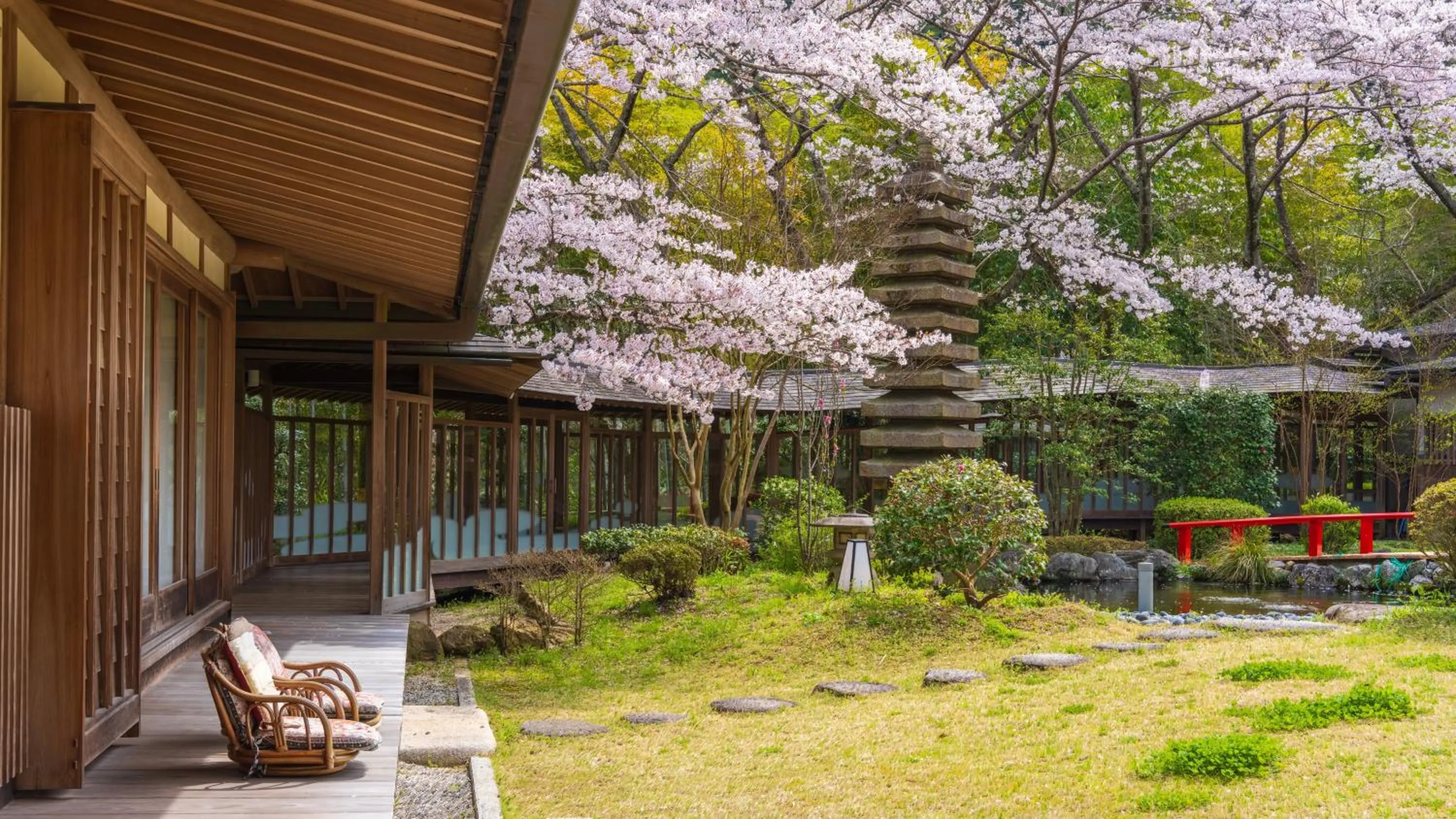 Spring in Oukai Villa Izumi