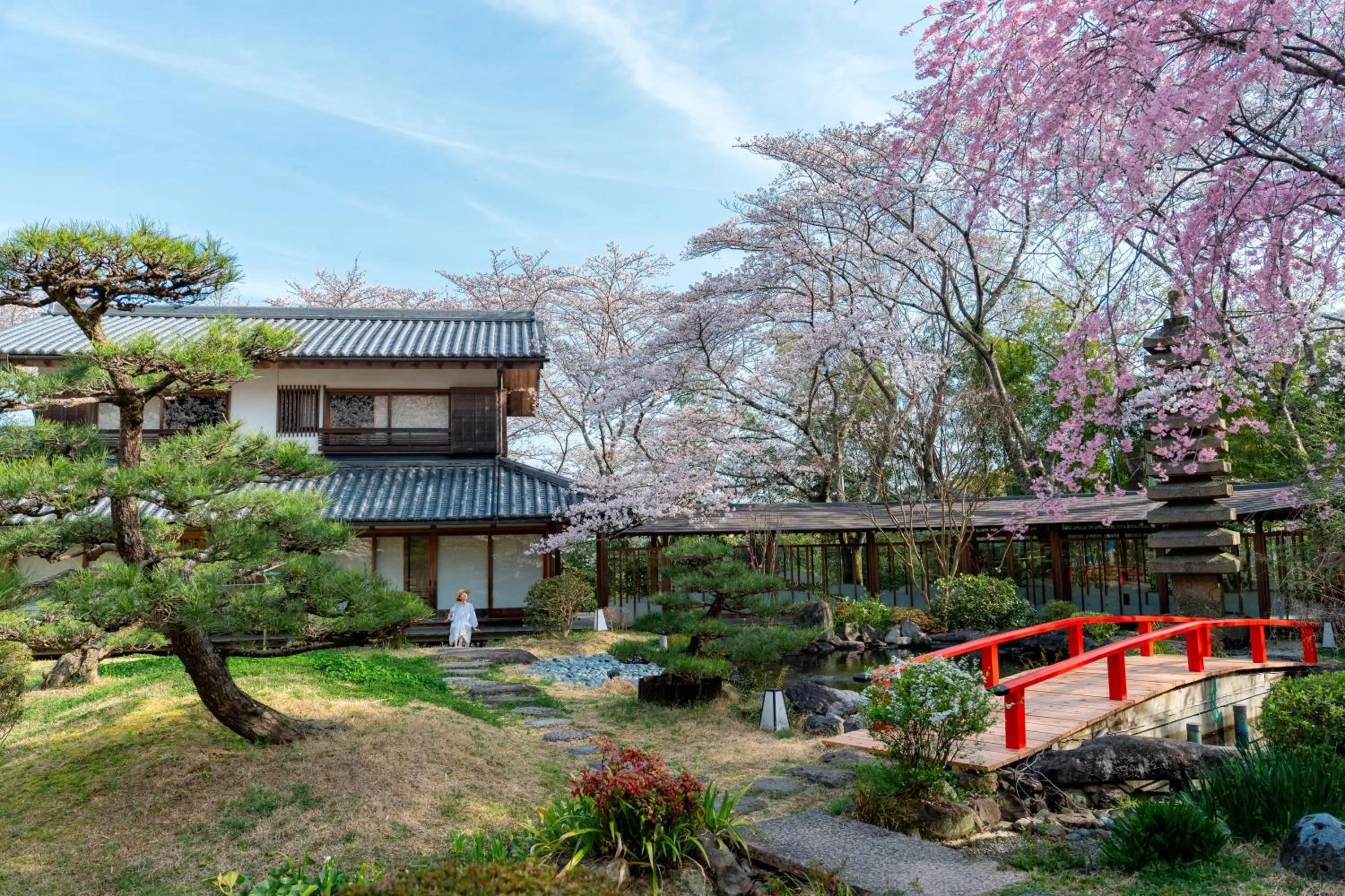 Spring in Oukai Villa Izumi