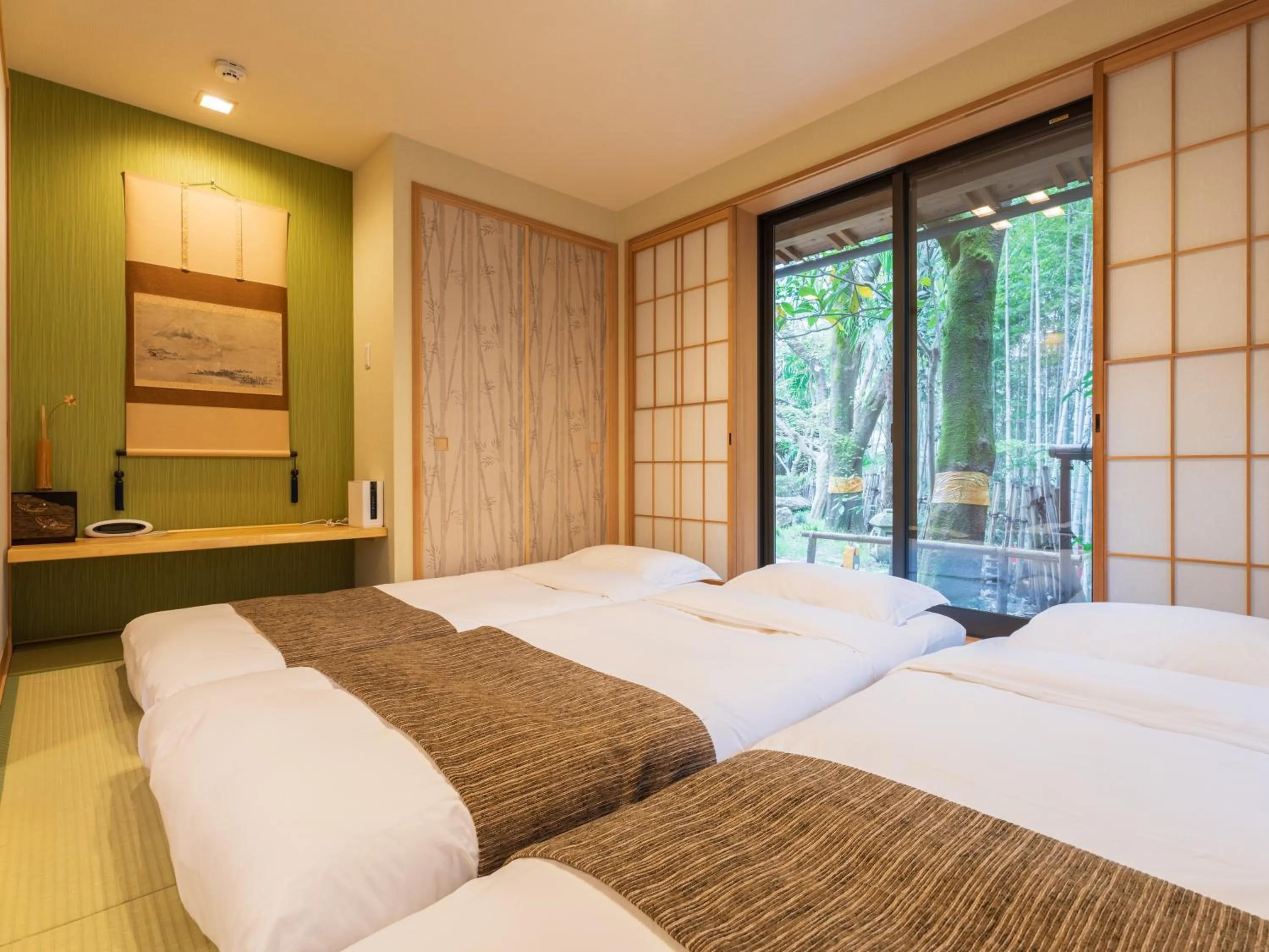 Bed in Oukai Villa Izumi