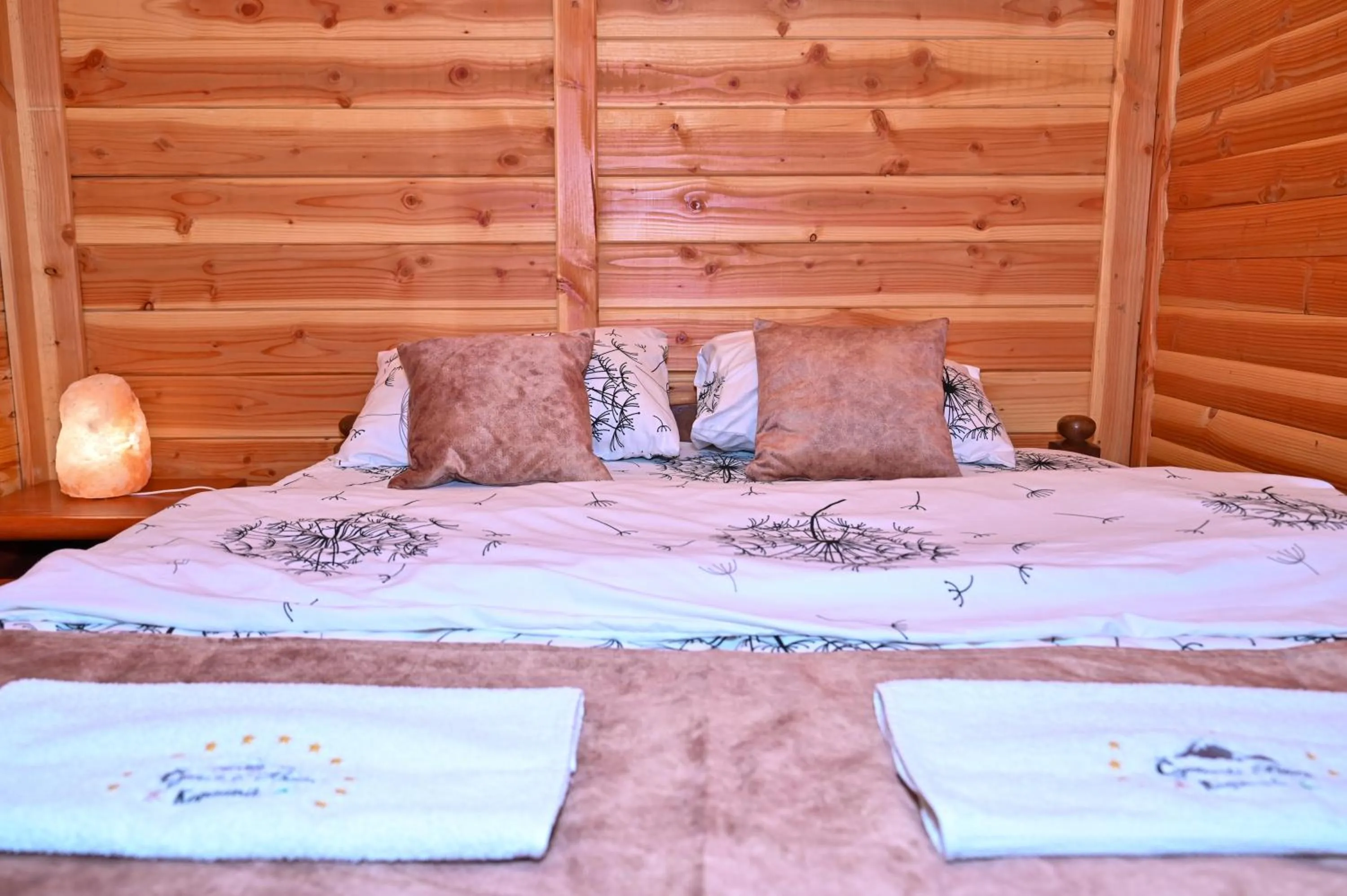 Bed in Apartment Snow Garden