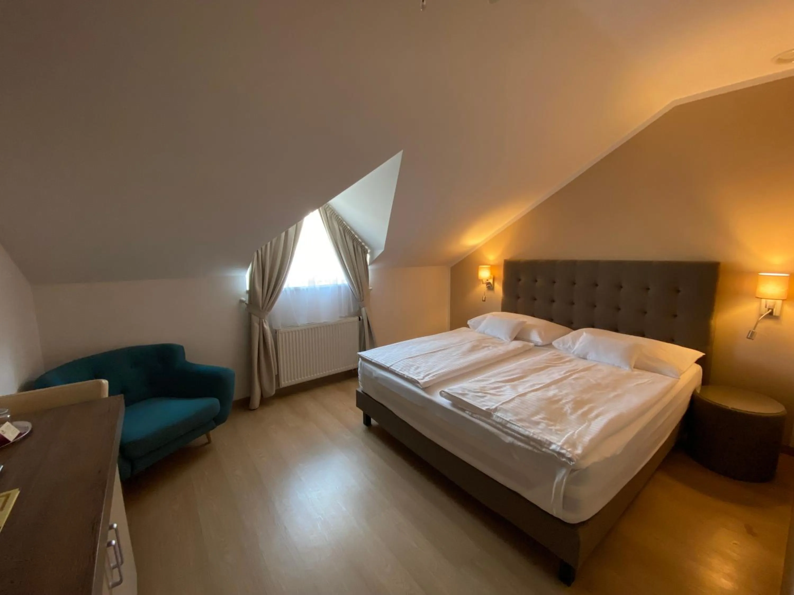 Bed in Hotel MAGISTR Vsetín