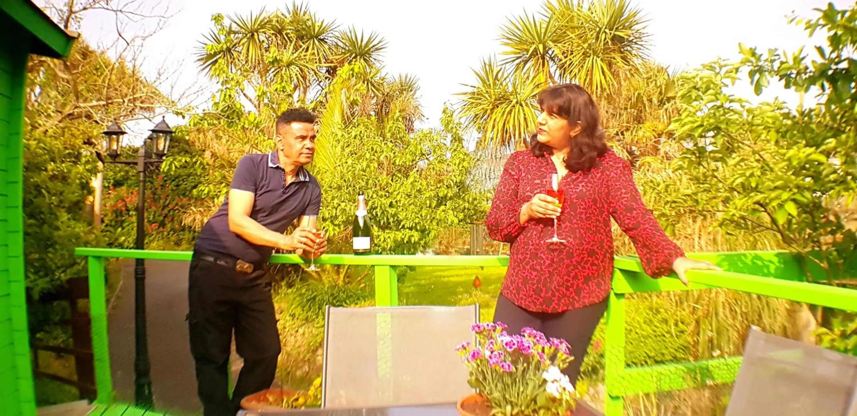 Garden in Palm Cottage