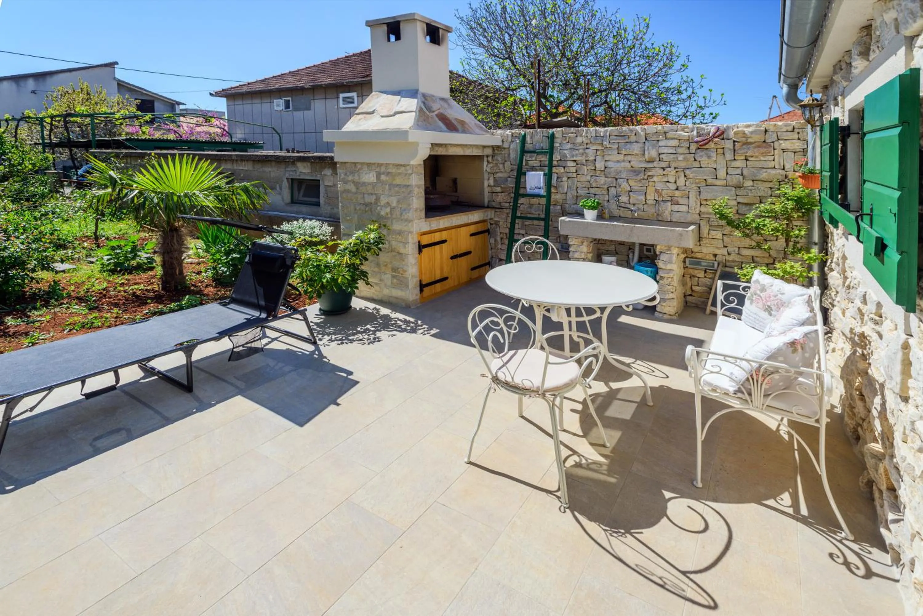 Balcony/Terrace in Apartment Old Cottage