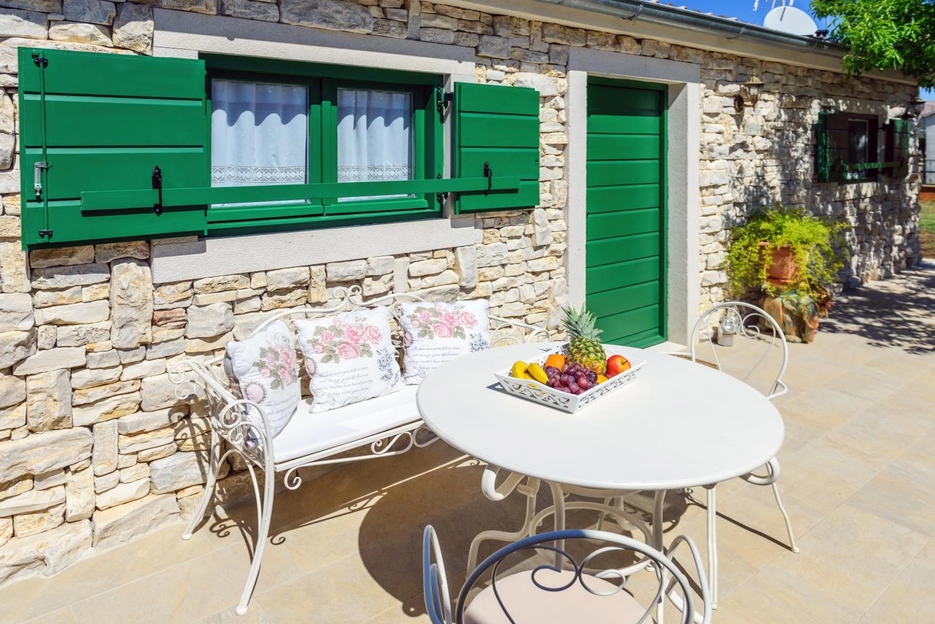 Balcony/Terrace in Apartment Old Cottage