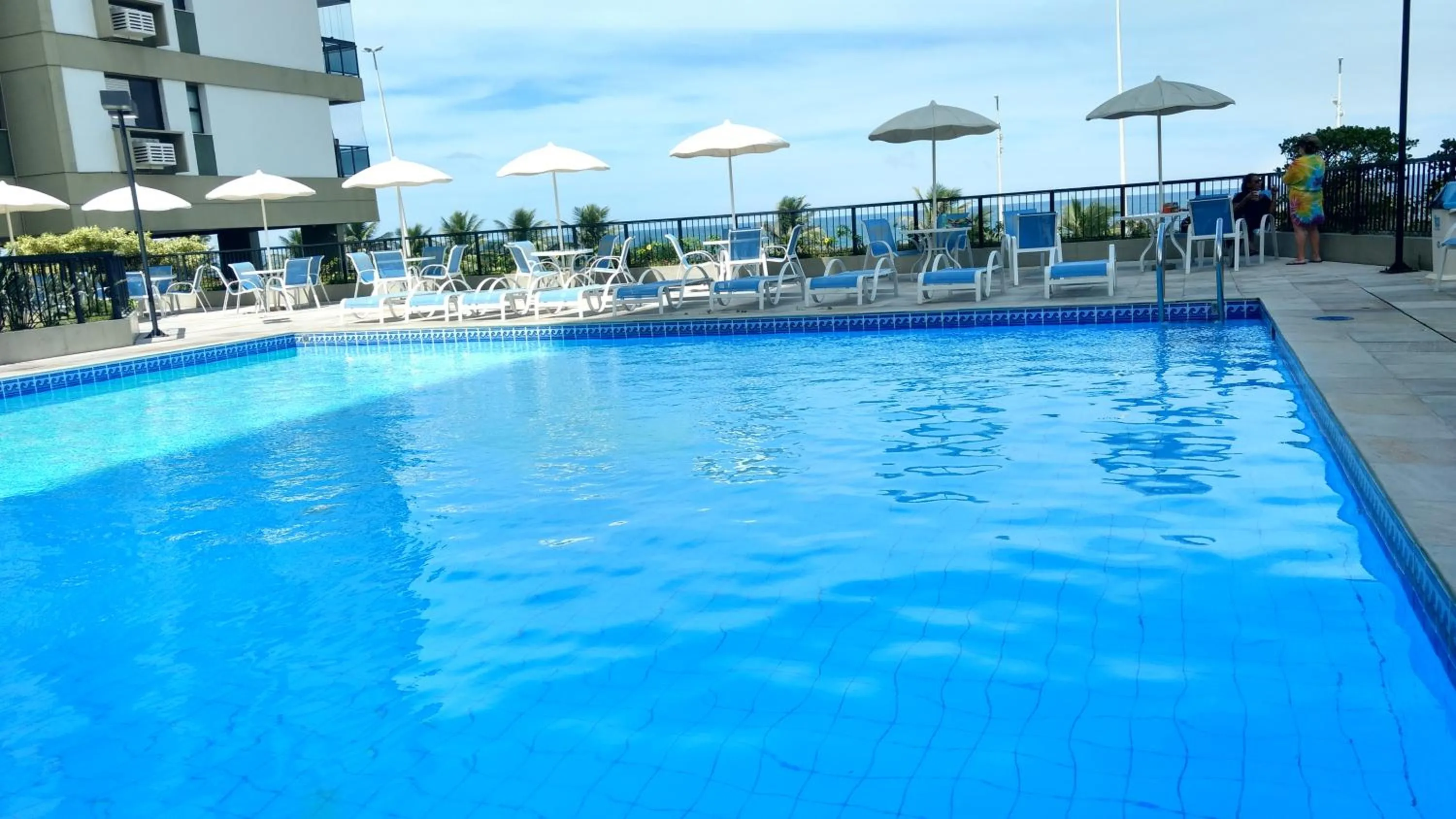 Swimming pool in Flat Barrabella