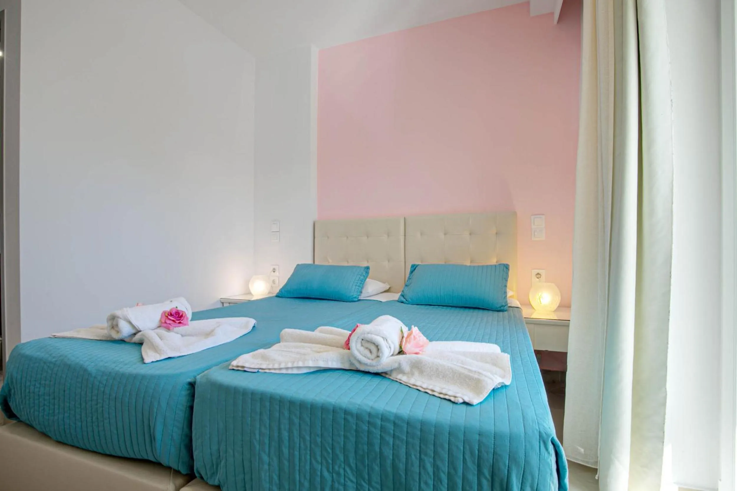 Bed in Palotel Gouvia Hotel