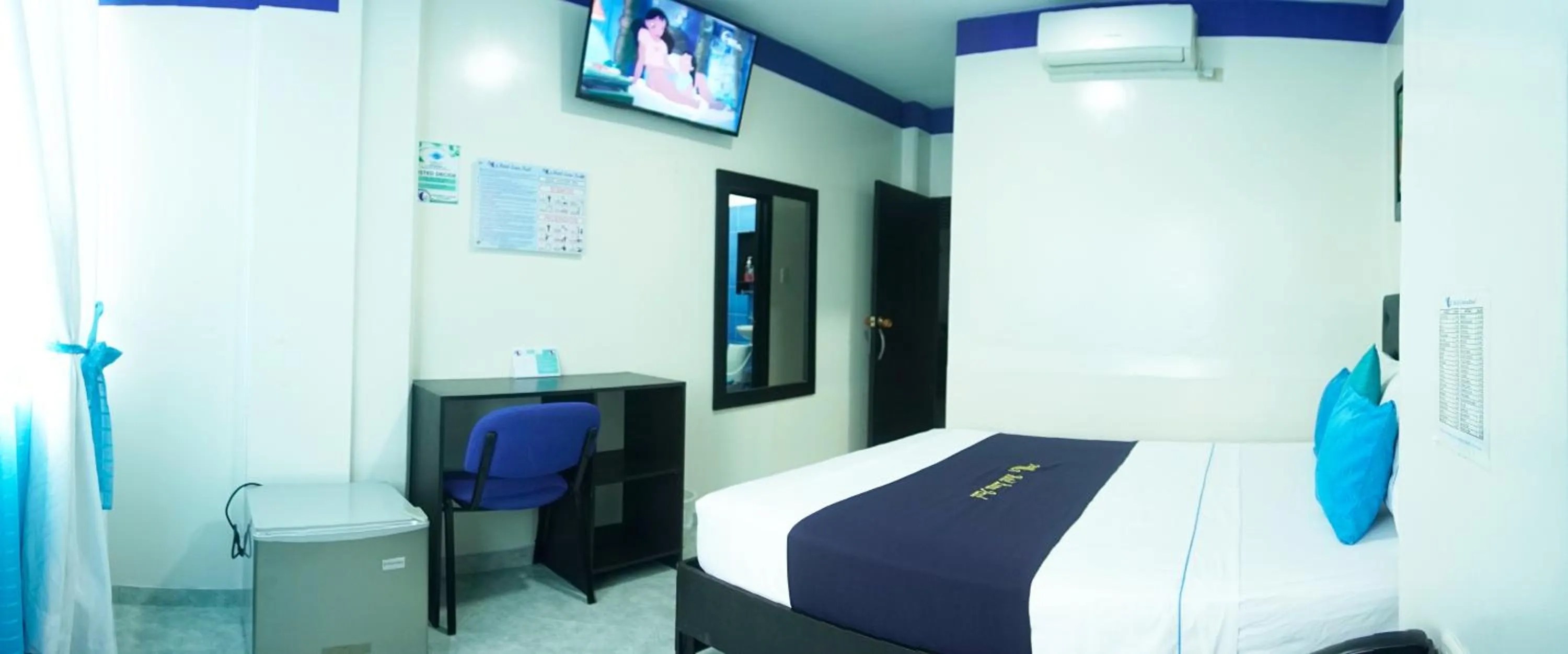 Bed in Hotel Luna Azul