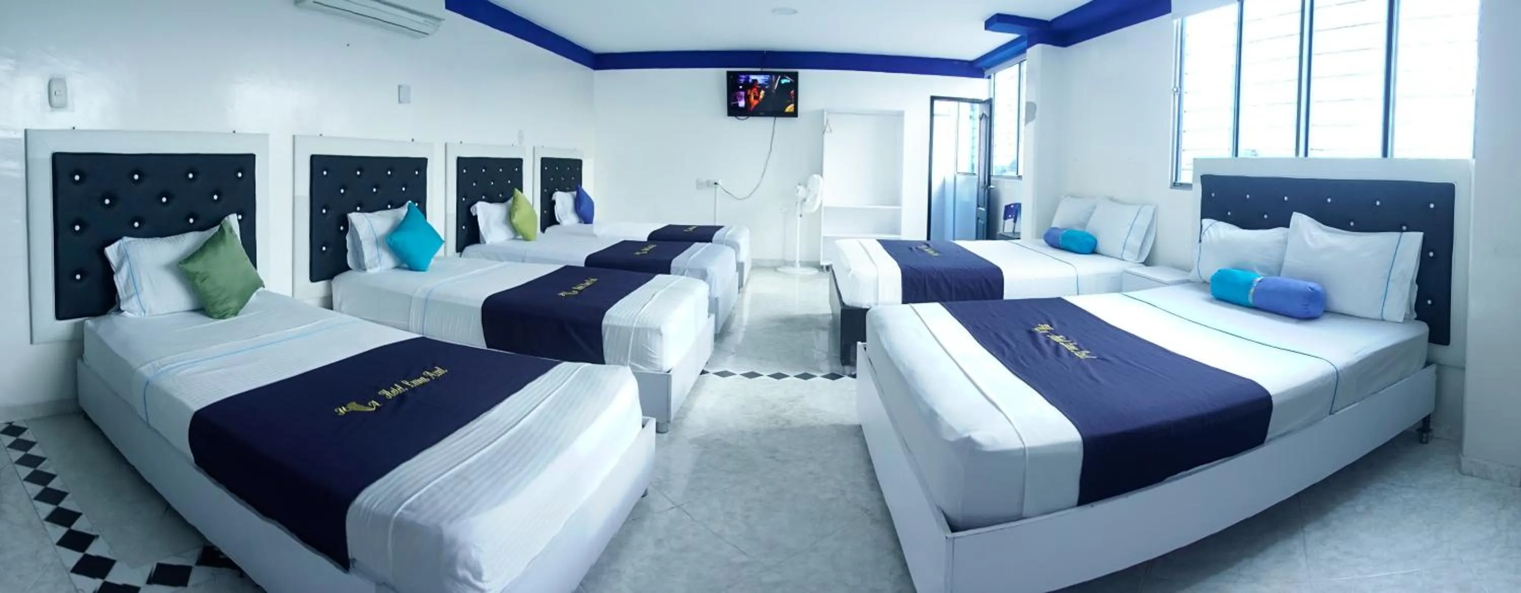Bed in Hotel Luna Azul