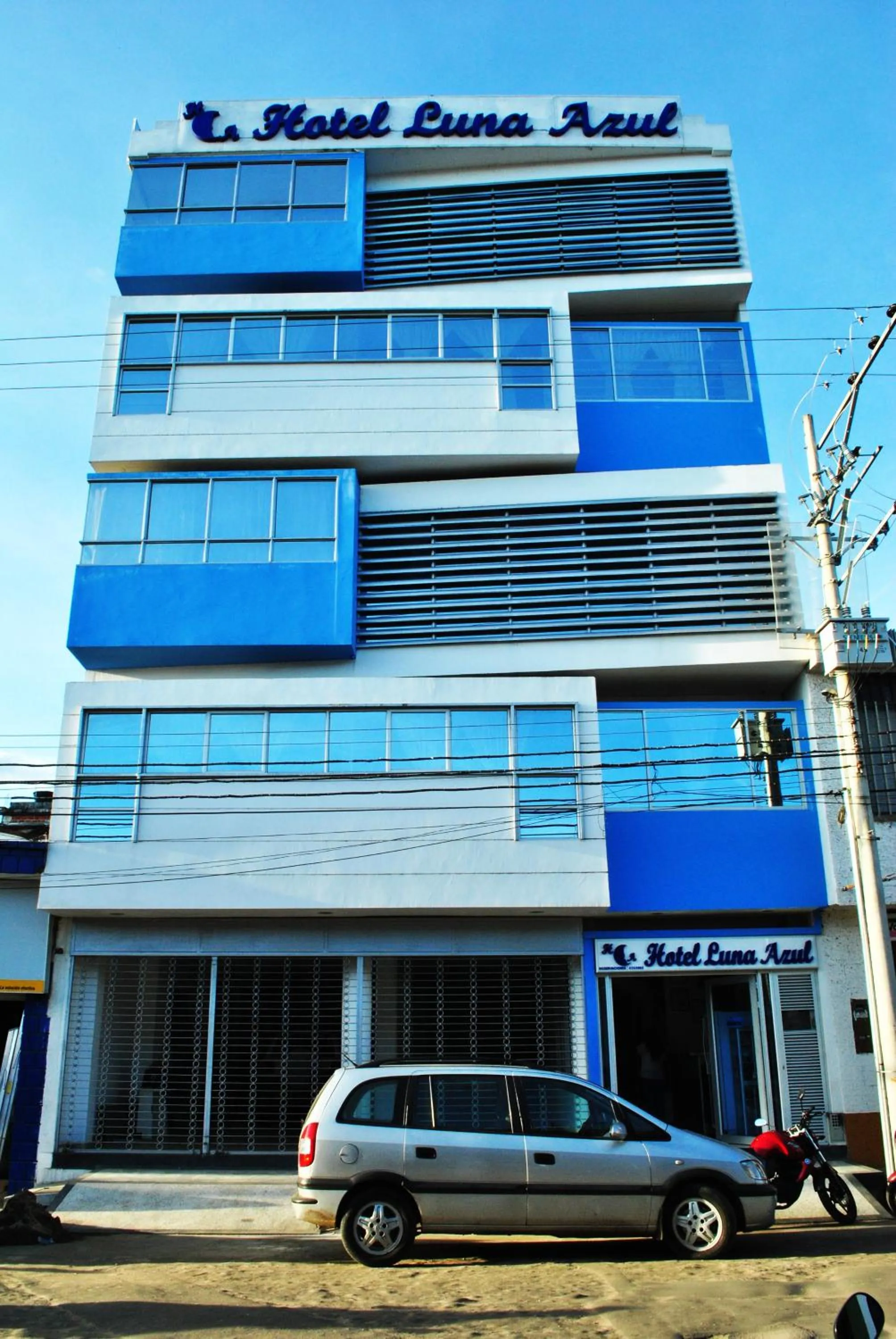 Property building in Hotel Luna Azul