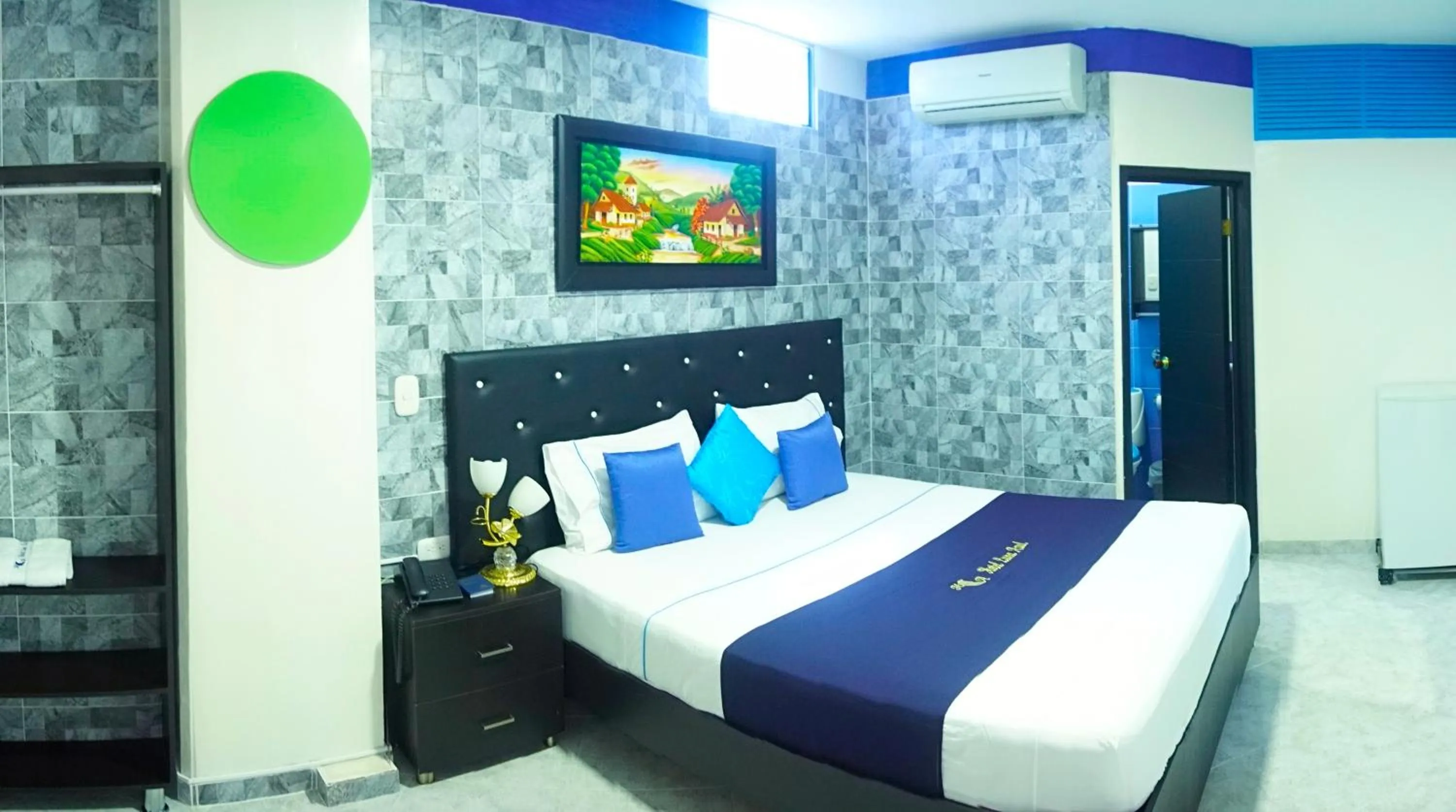 Bed in Hotel Luna Azul