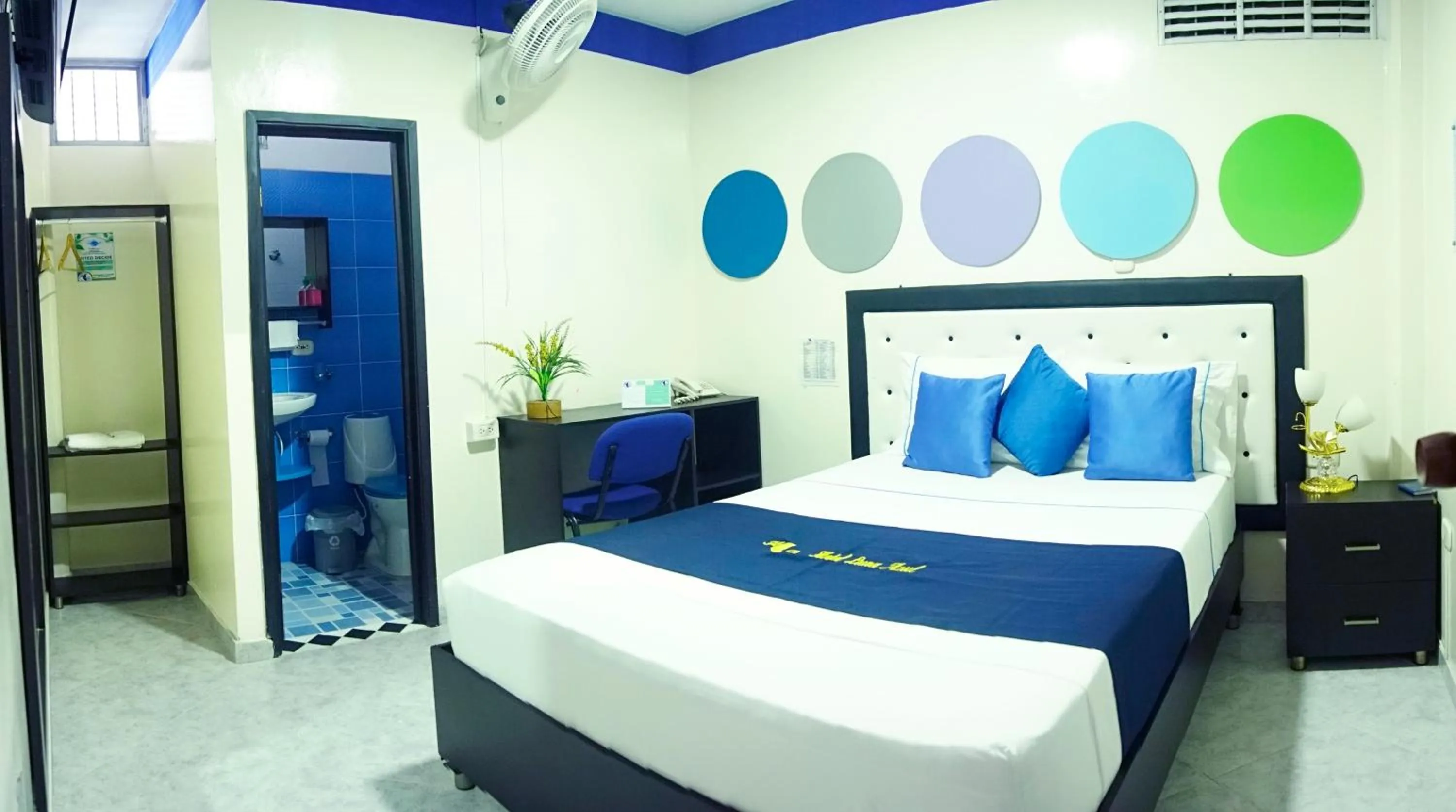 Bed in Hotel Luna Azul