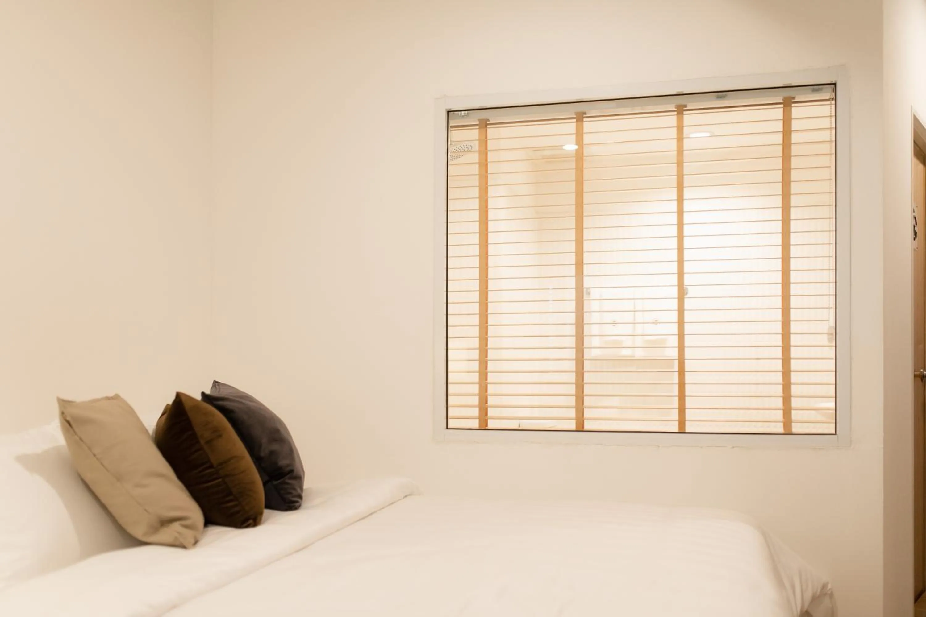 Bed in Hotel PaPa Bangkok Siriraj