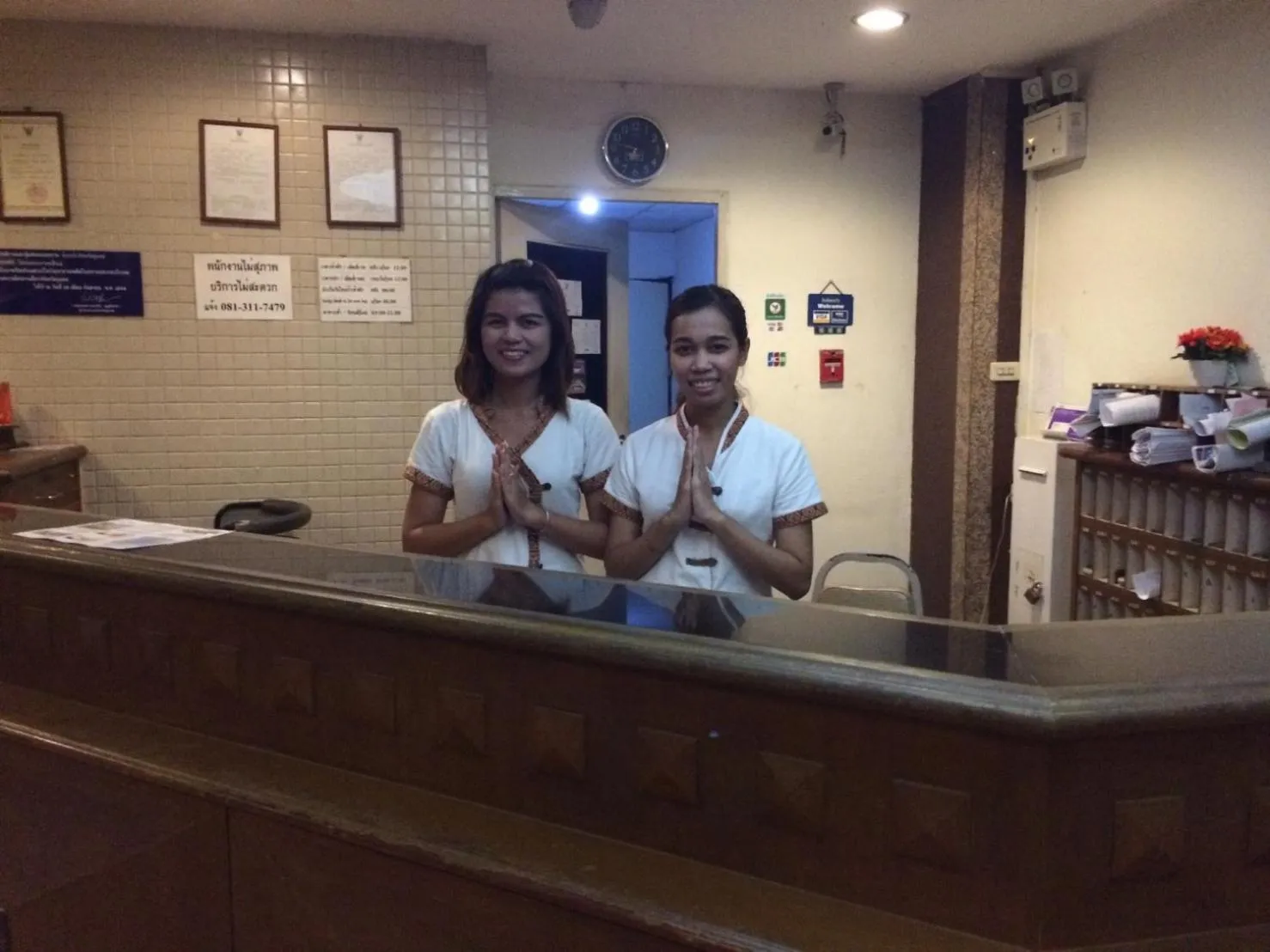 Staff in Paradorn Inn