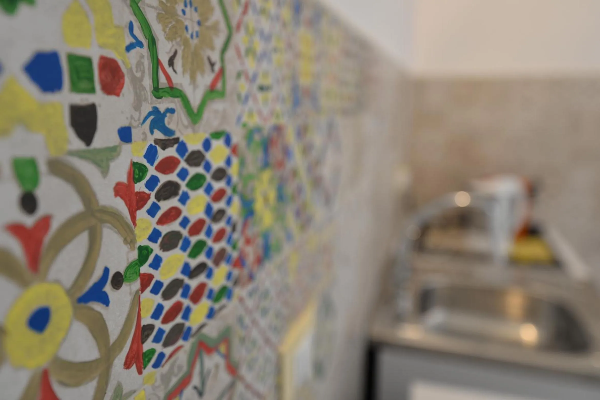 Decorative detail in B&B A Pochi Passi