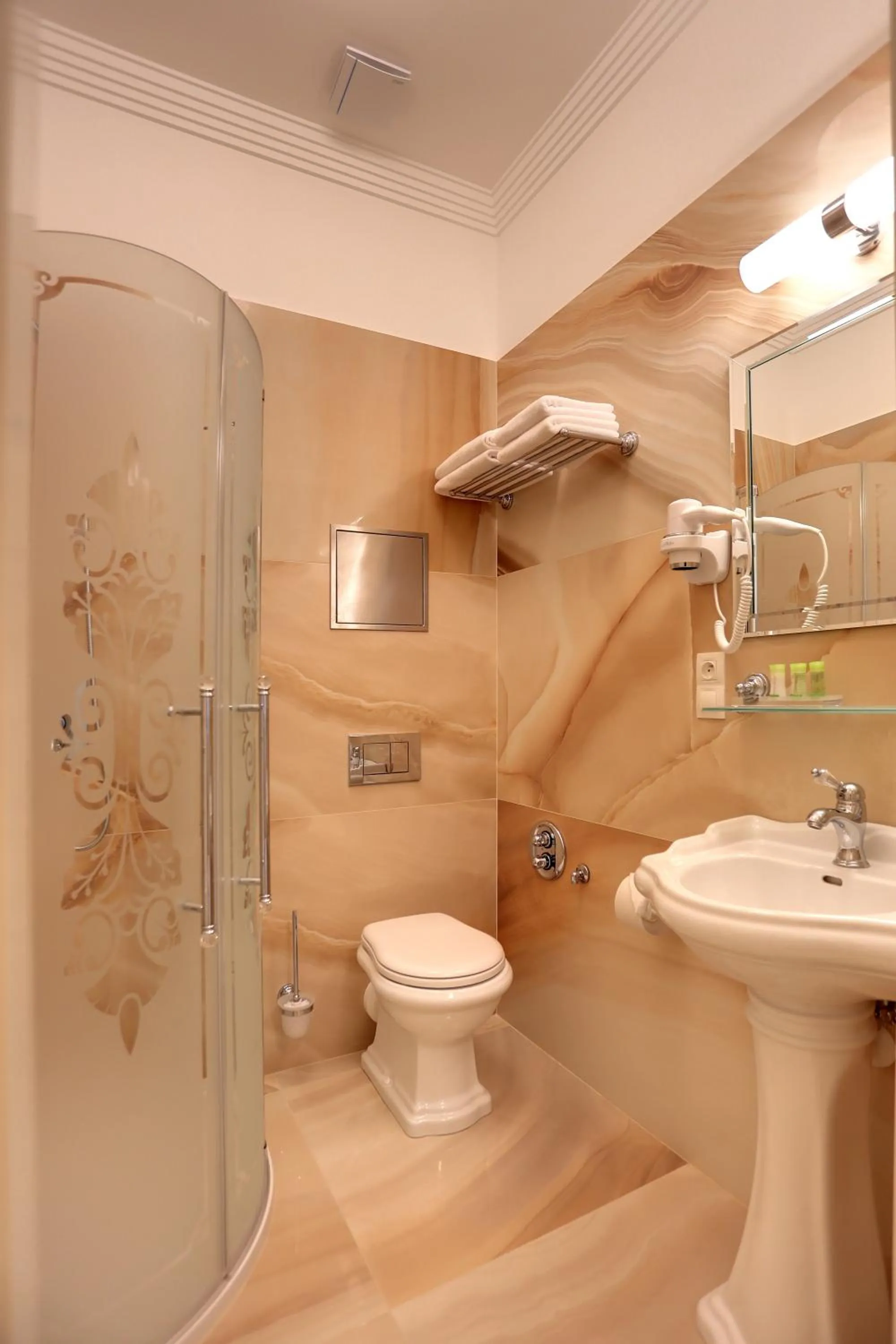 Decorative detail in Ferdinandhof Apart-Hotel