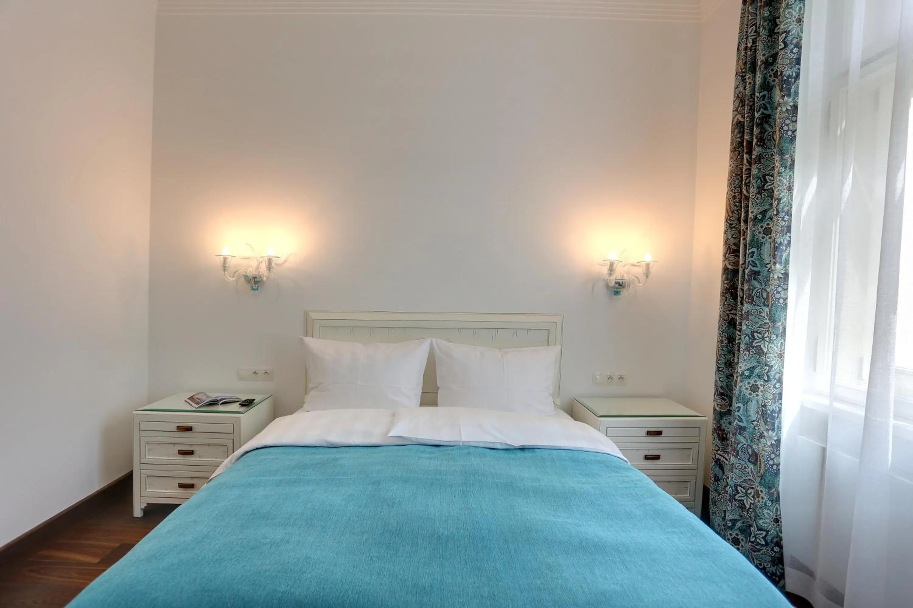 Bed in Ferdinandhof Apart-Hotel