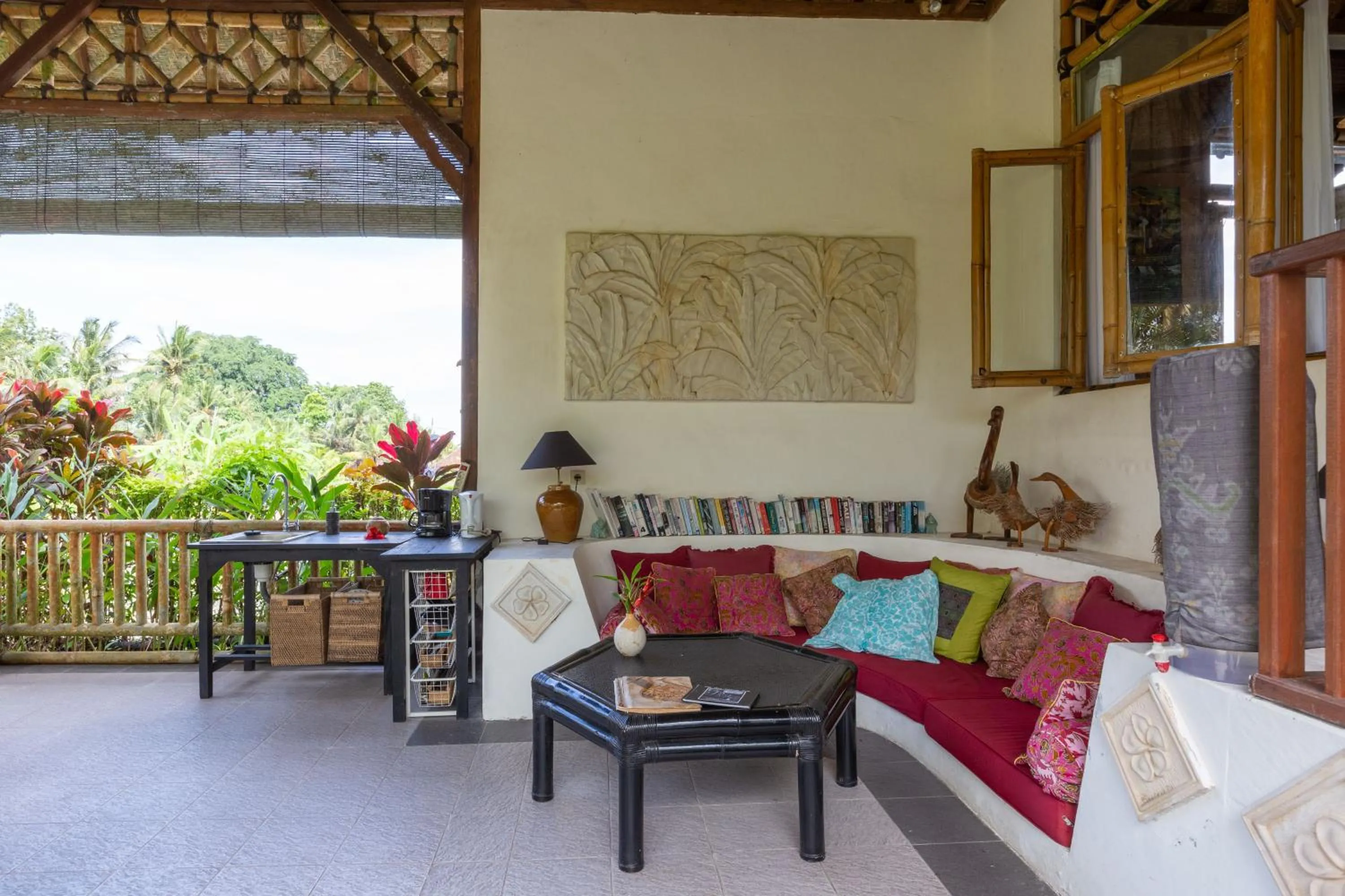 Seating area in Bali Firefly BnB