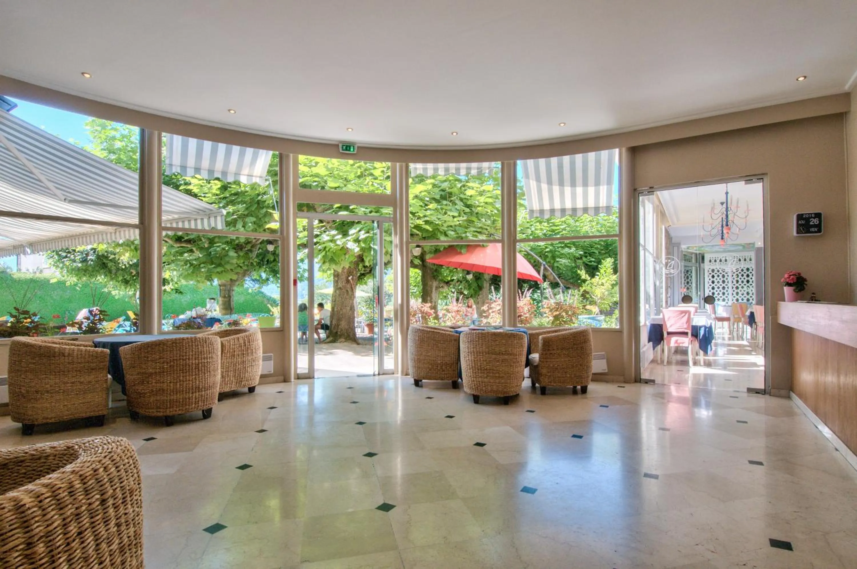 Lobby or reception in Hotel du Lac