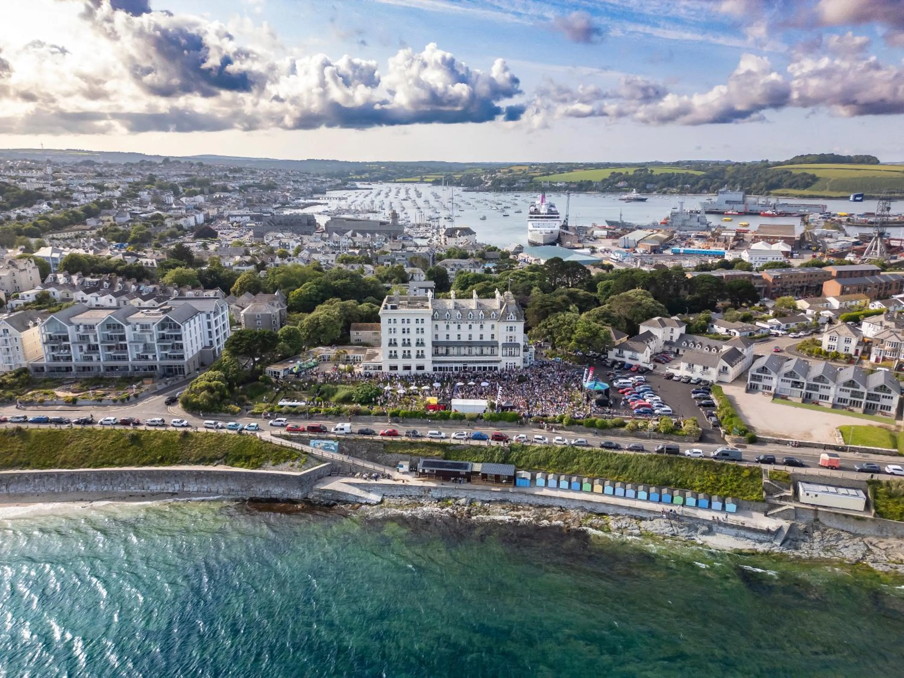 Bird's eye view in The Falmouth Hotel