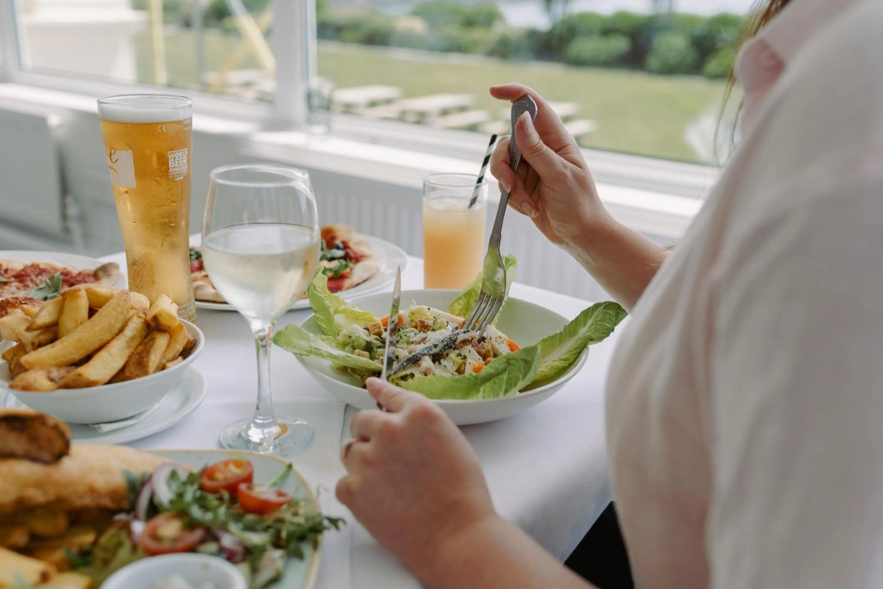 Food and drinks in The Falmouth Hotel