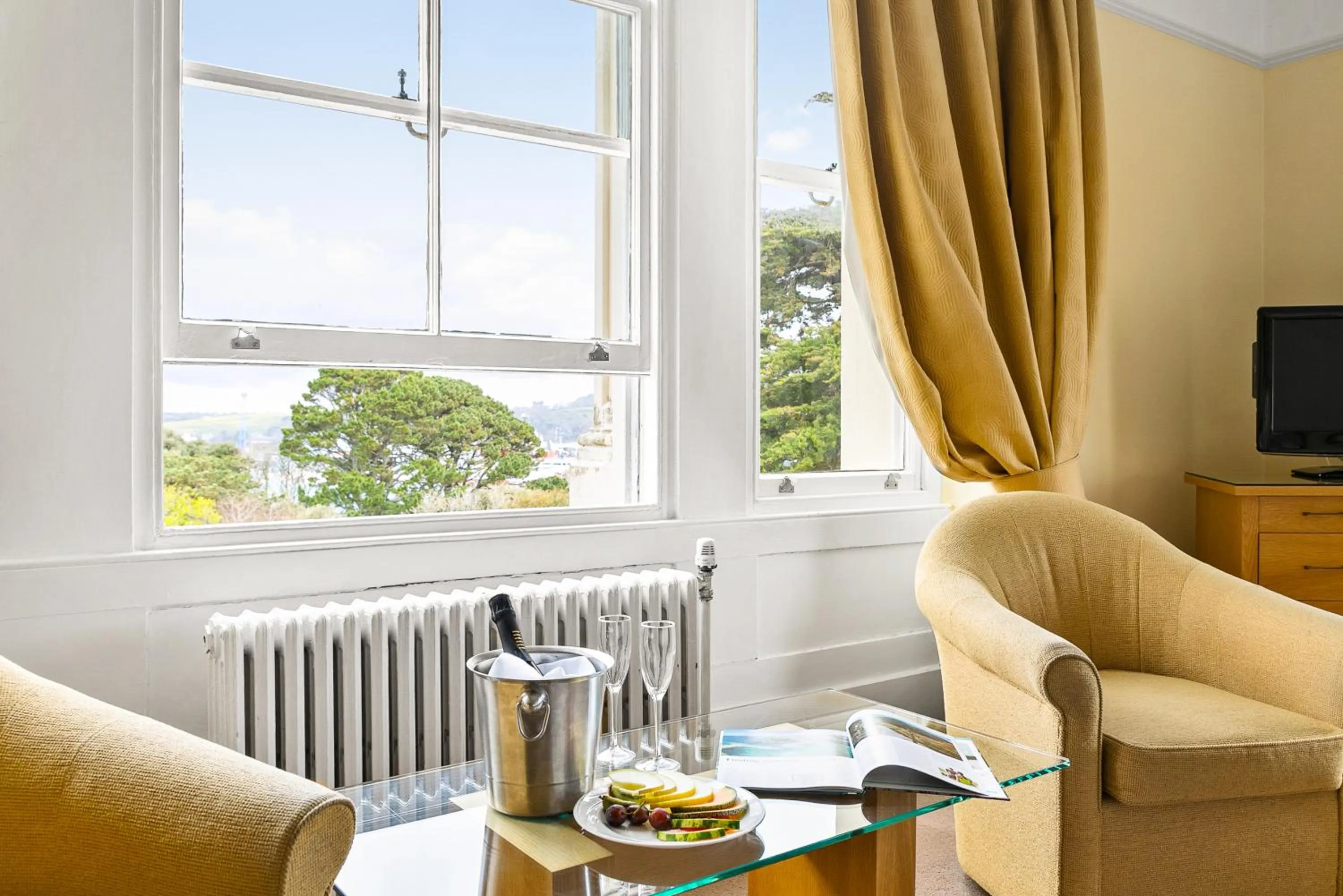 Living room in The Falmouth Hotel