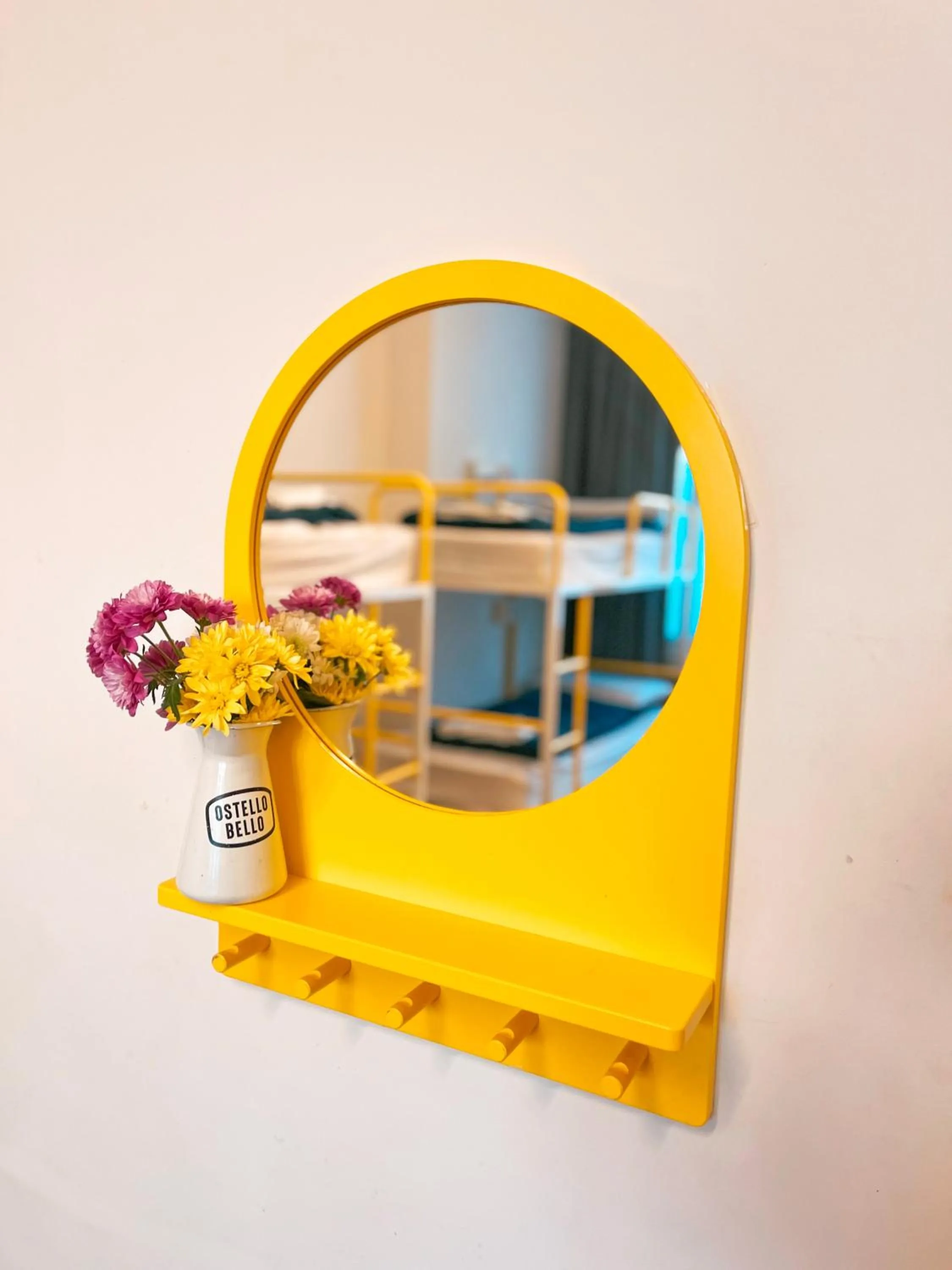 Decorative detail in Ostello Bello Lake Como