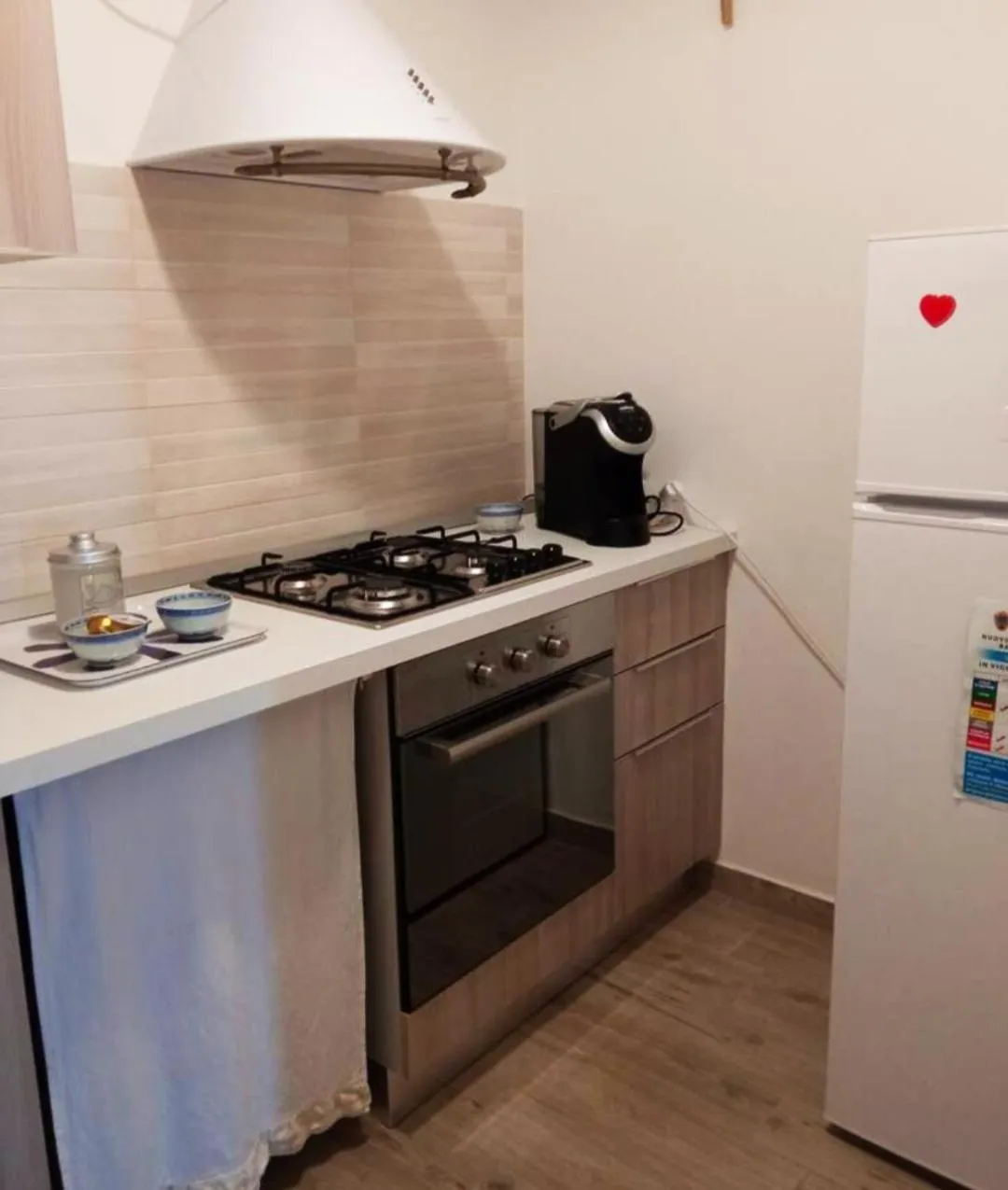 Kitchen or kitchenette in Affittacamere Murgenere