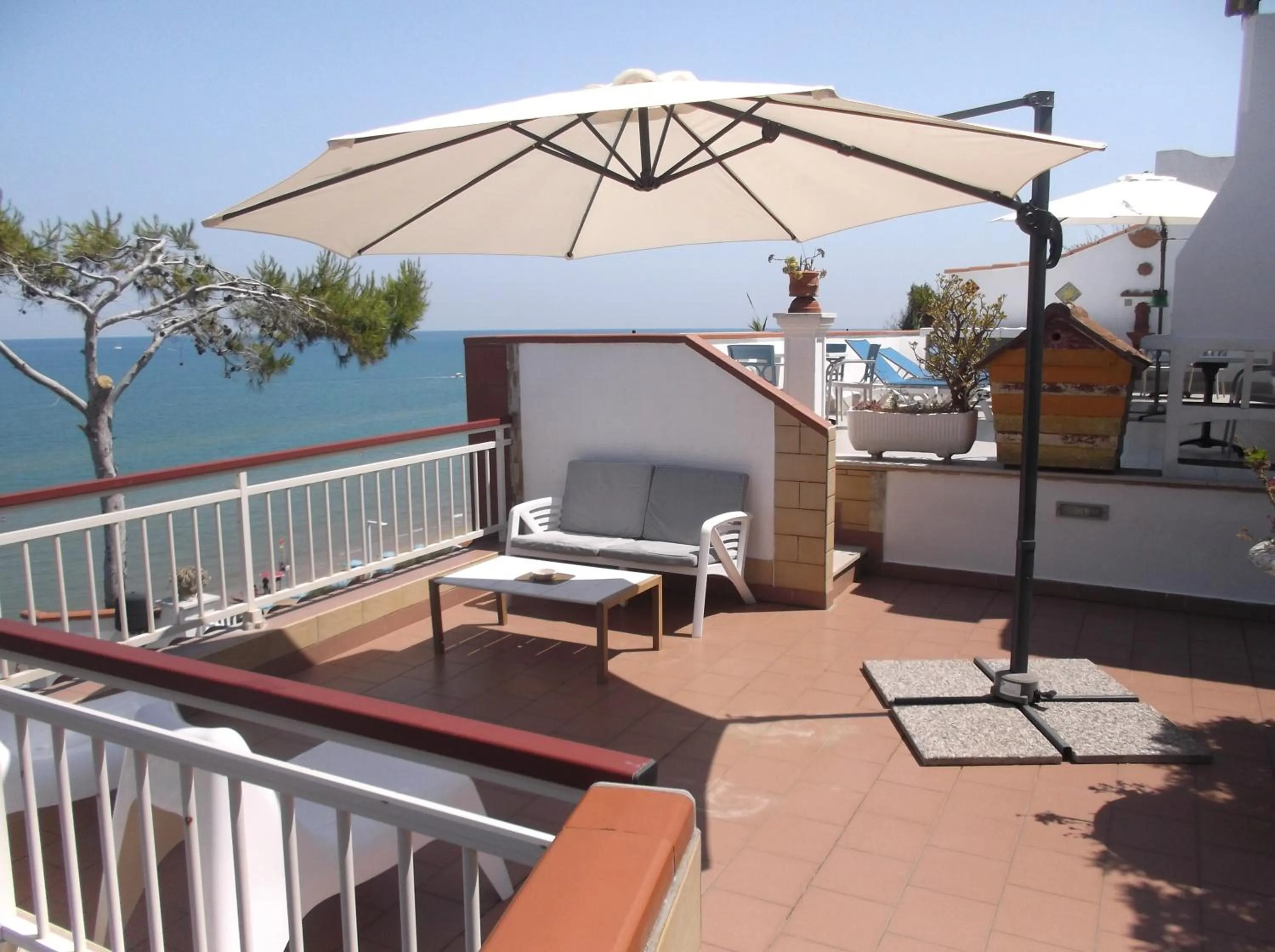 Patio in Affittacamere Murgenere