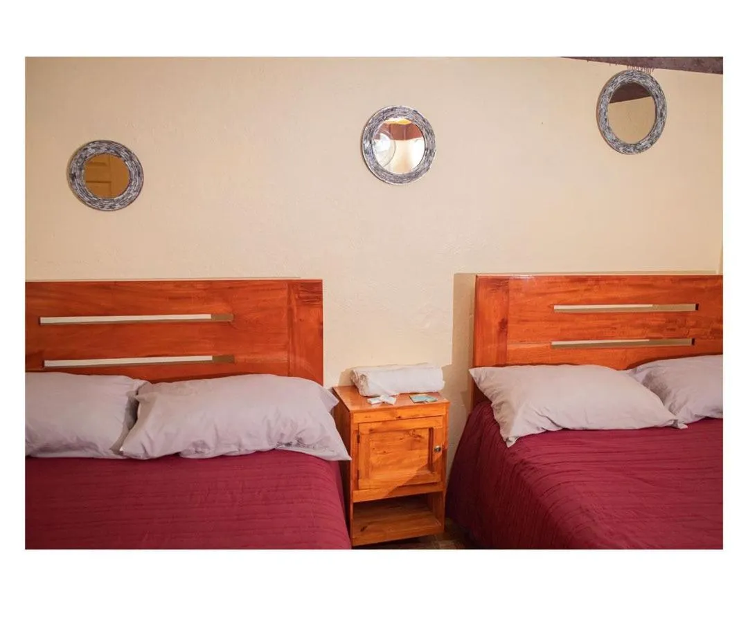 Bed in Casa Jhada-Xilitla