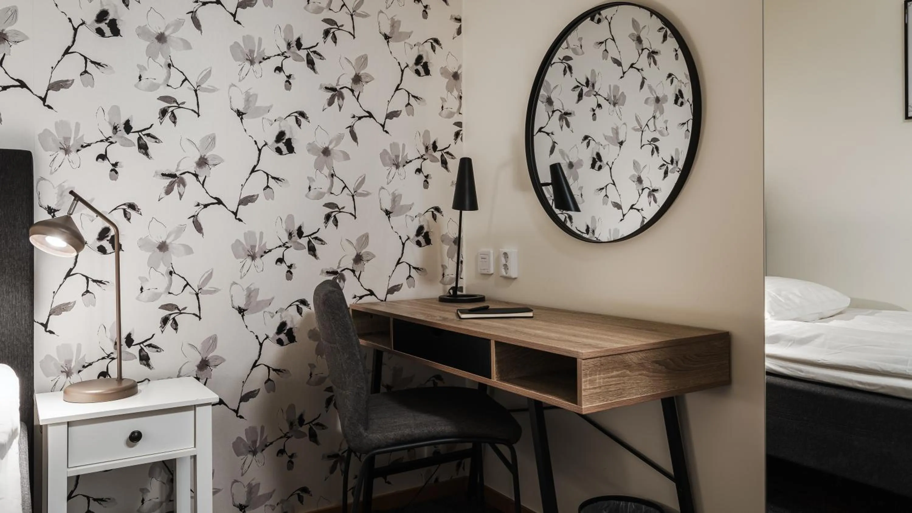 Bed in Comfort Hotel Skellefteå