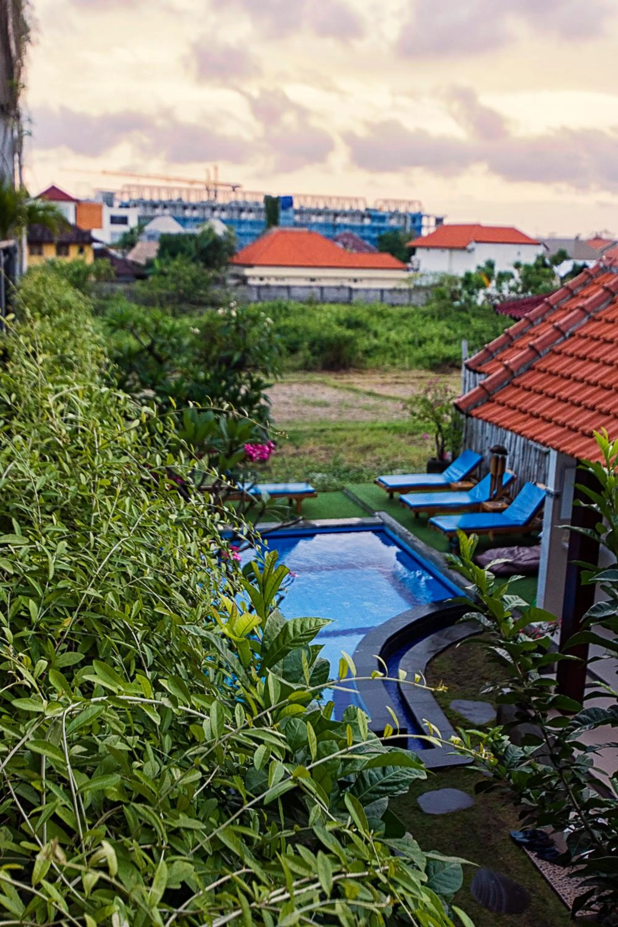 Garden view in Bali Full Moon Guest House