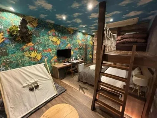 Bed in Hotel cooju Fukui