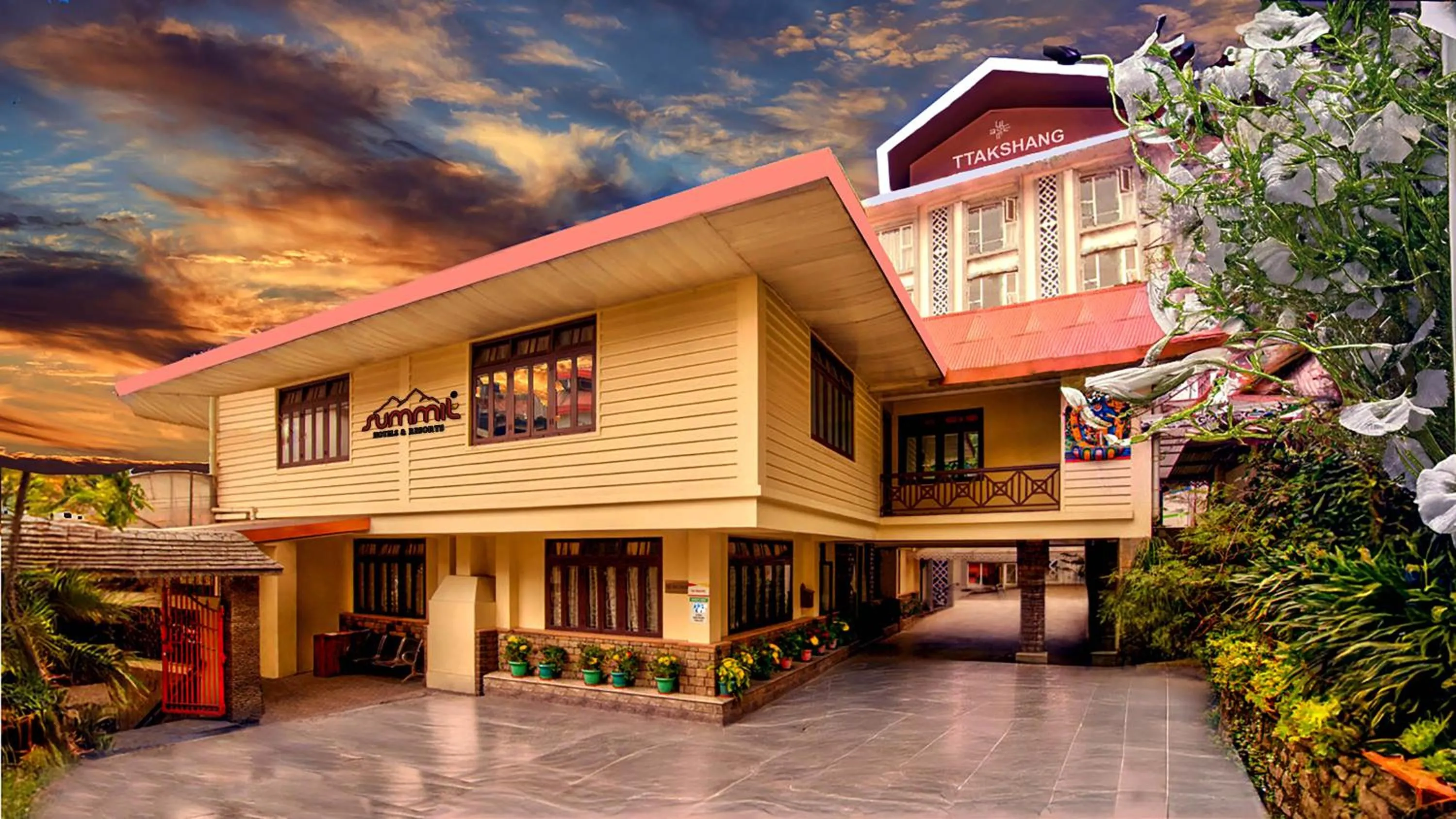 Property building in Summit Ttakshang Residency Hotel & Spa Mg Marg