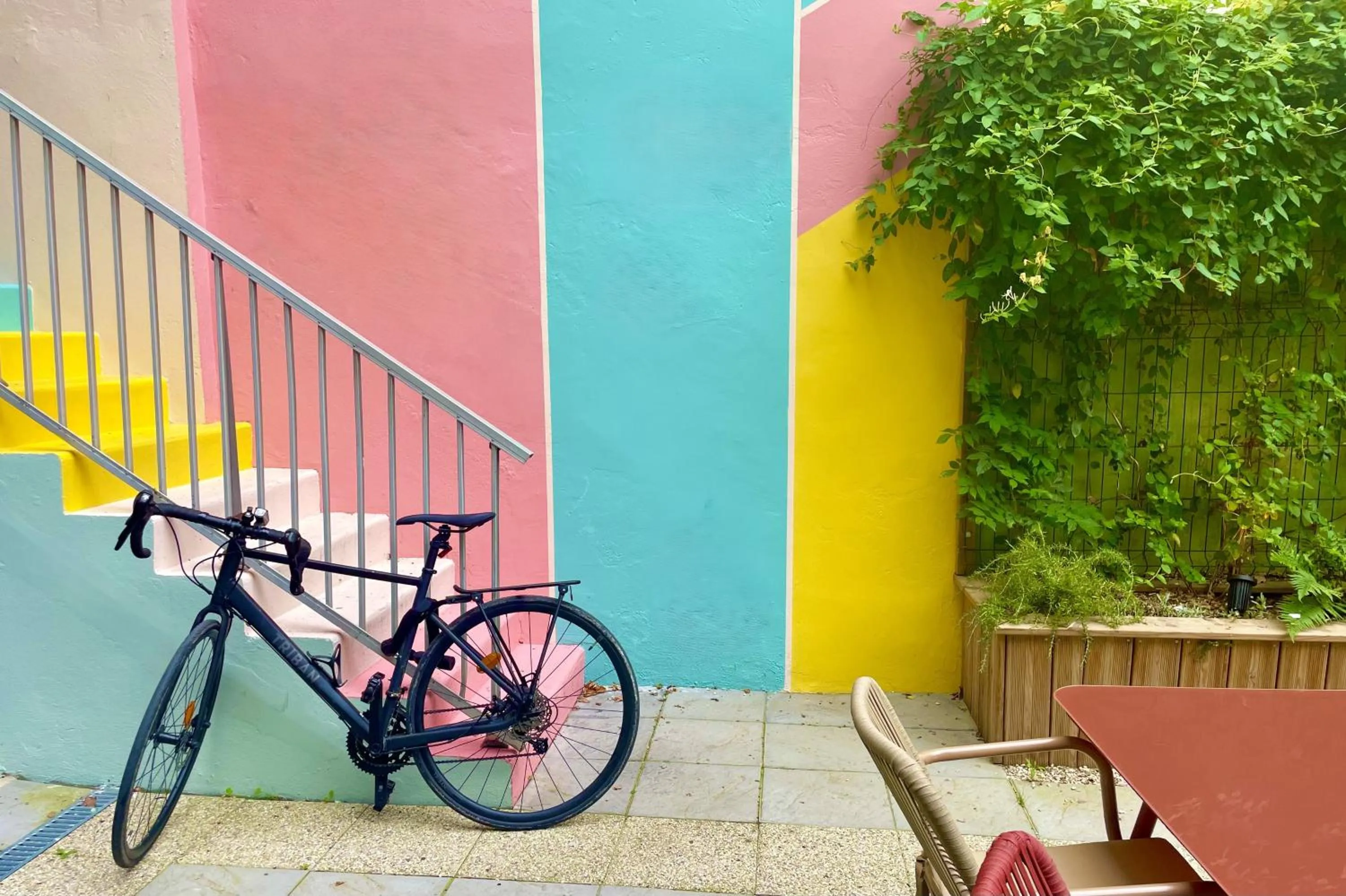 Patio in Hôtel Villa Berlioz