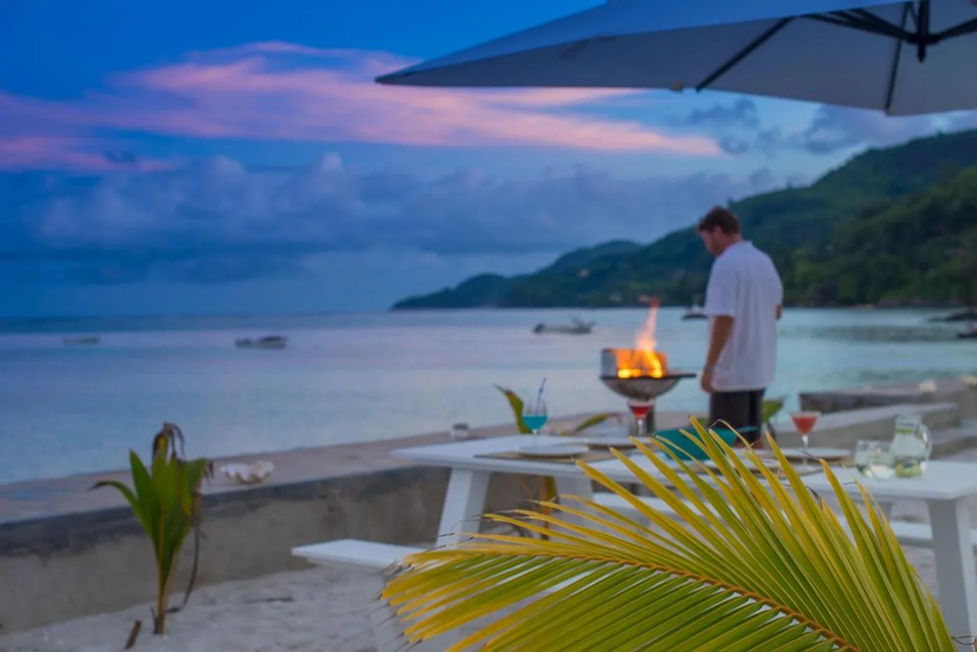 BBQ facilities in Le Nautique Beachfront Apartments