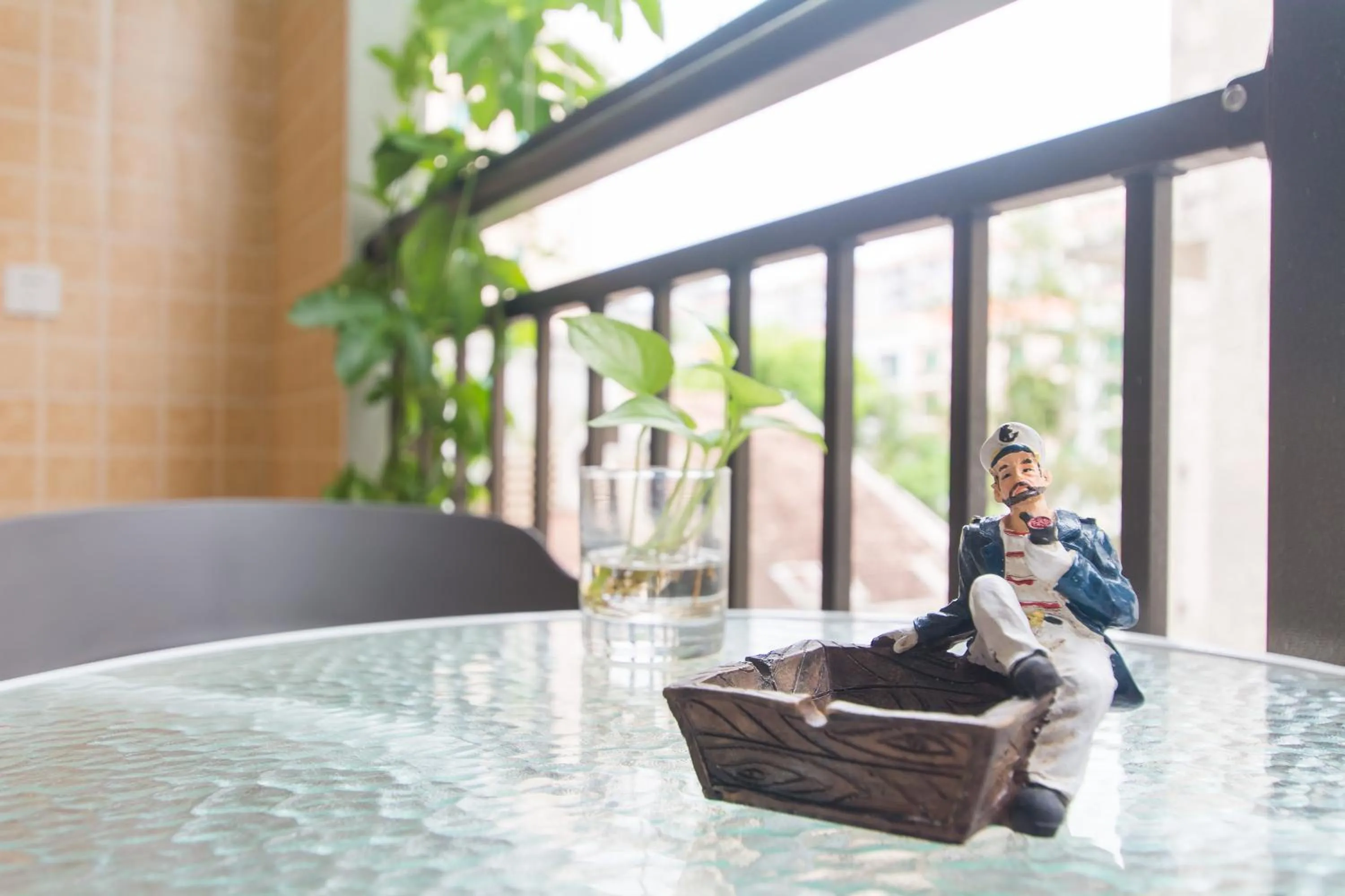 Balcony/Terrace in Sanya Passion fruit Inn