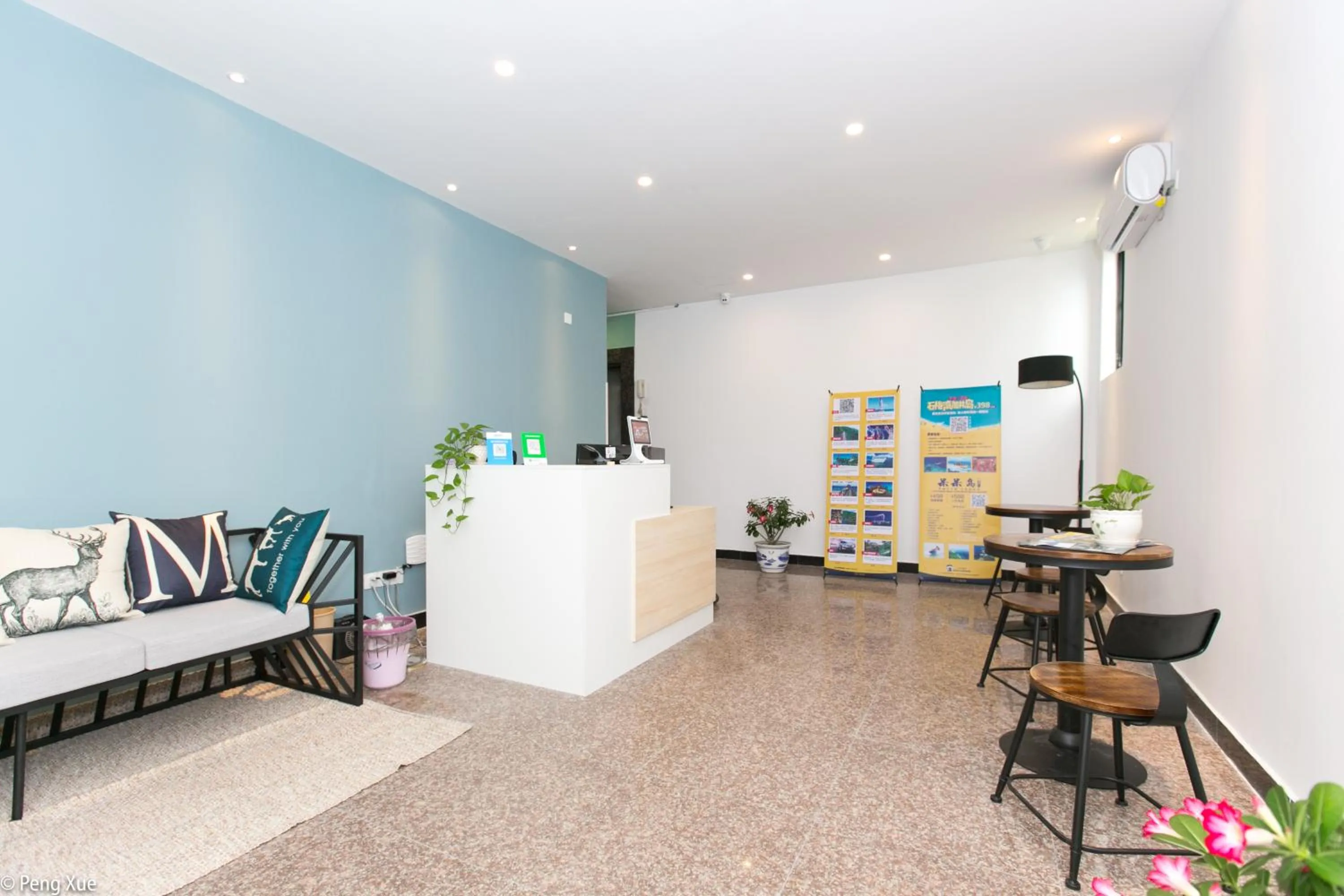 Lobby or reception in Sanya Passion fruit Inn