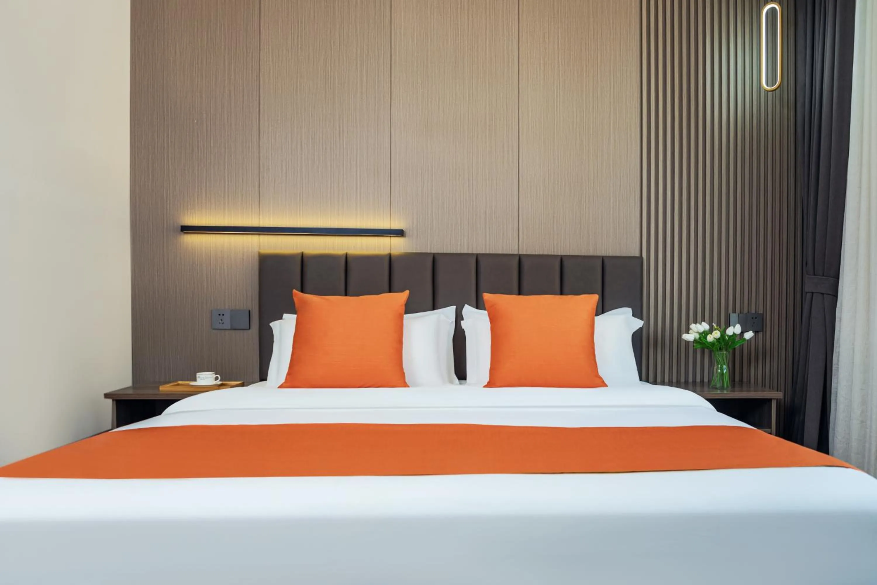 Bed in Sanya Passion fruit Inn