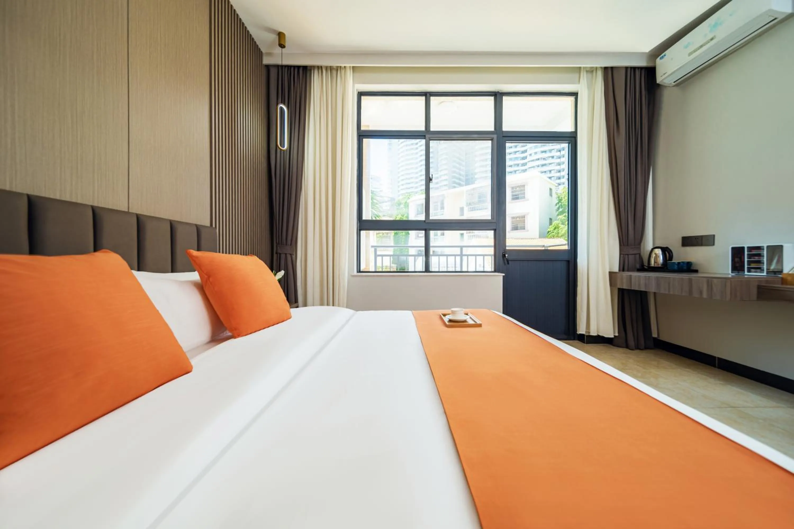 Bed in Sanya Passion fruit Inn