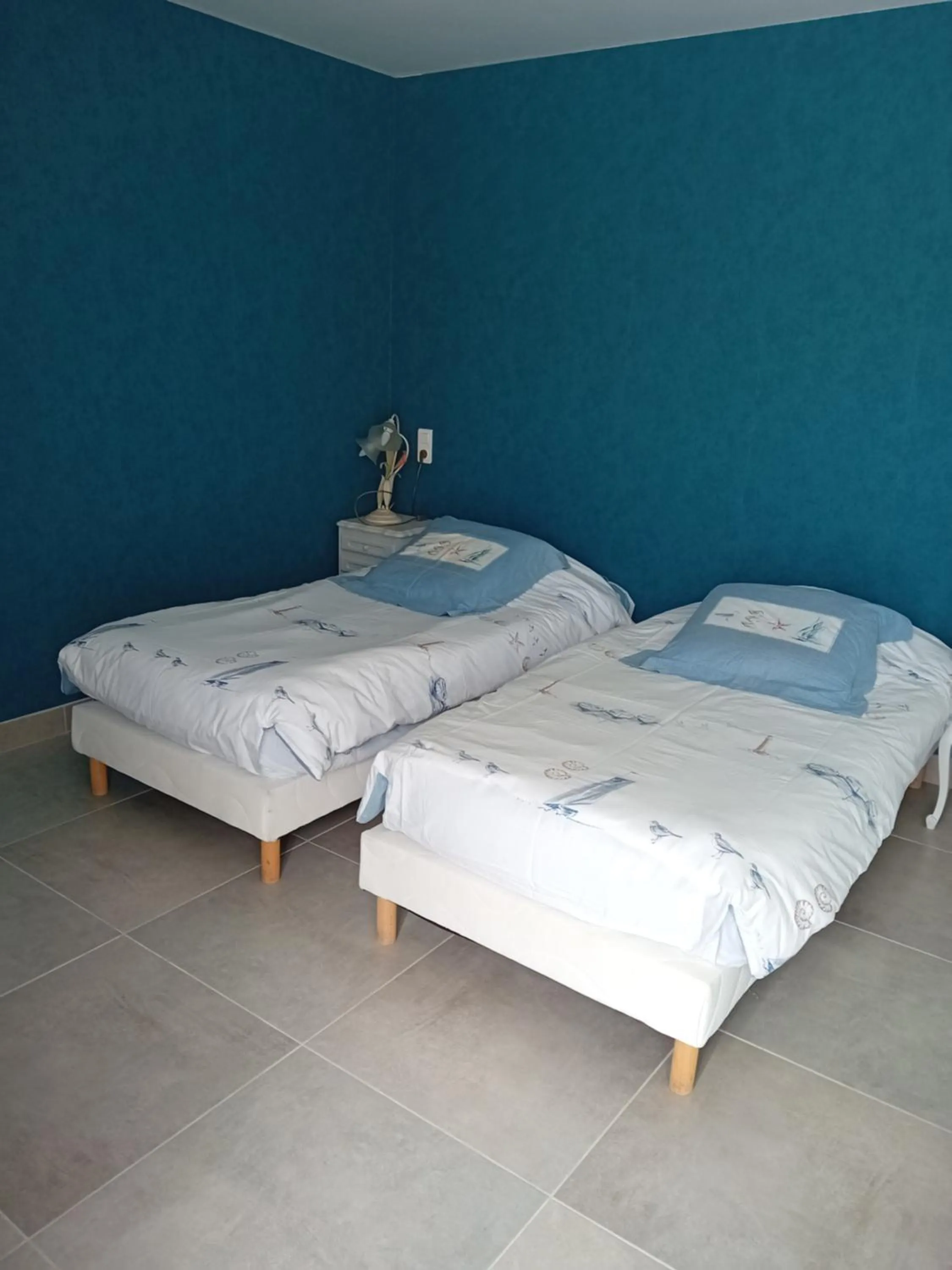 Bedroom, Bed in la pêcherie bord de mer