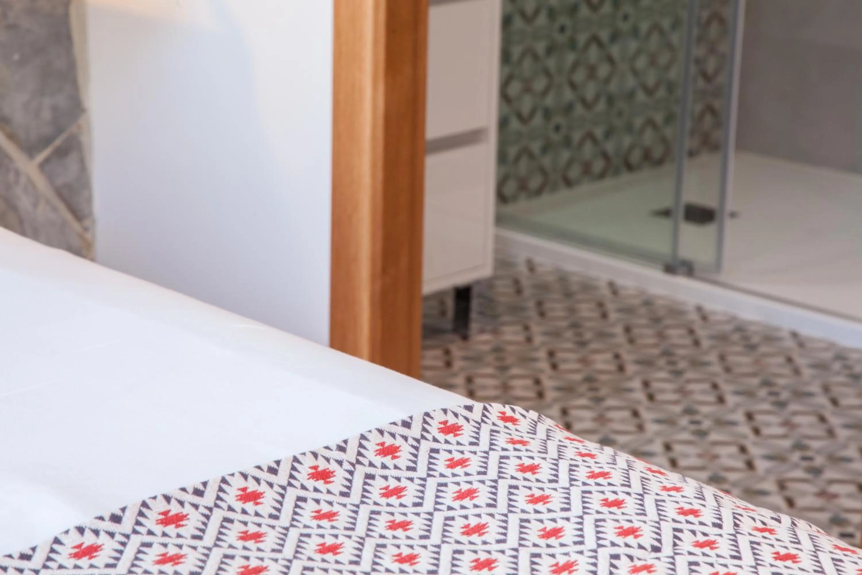 Decorative detail, Bed in Hostly Mariana