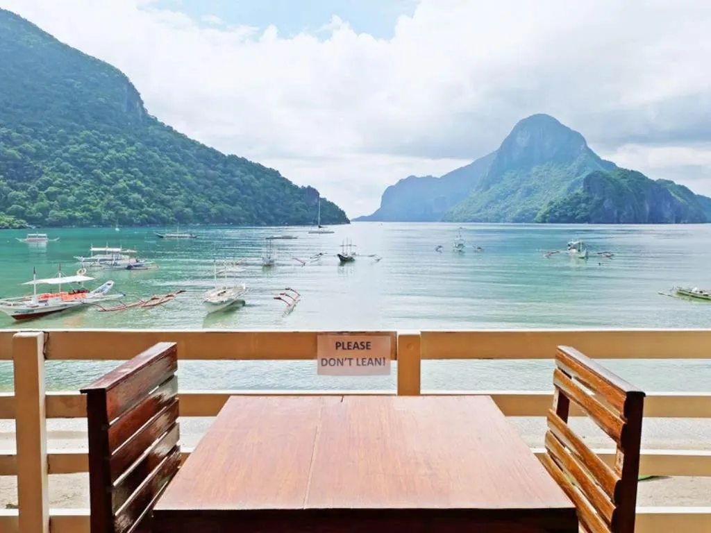 Balcony/Terrace in El Nido Beach Hotel