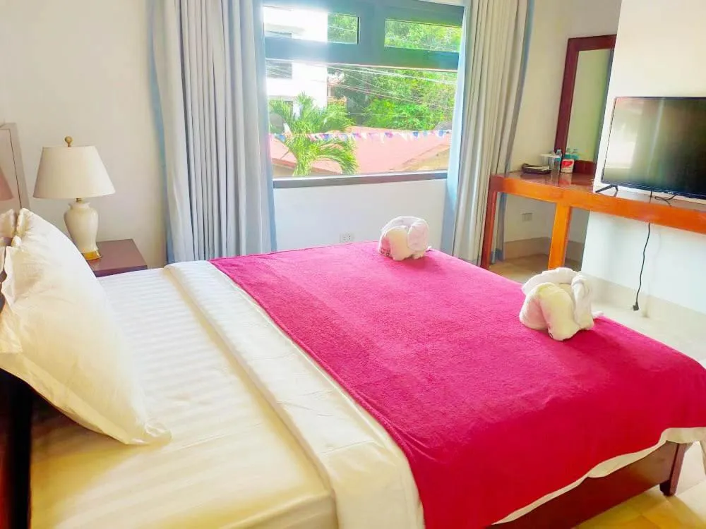Bed in El Nido Beach Hotel