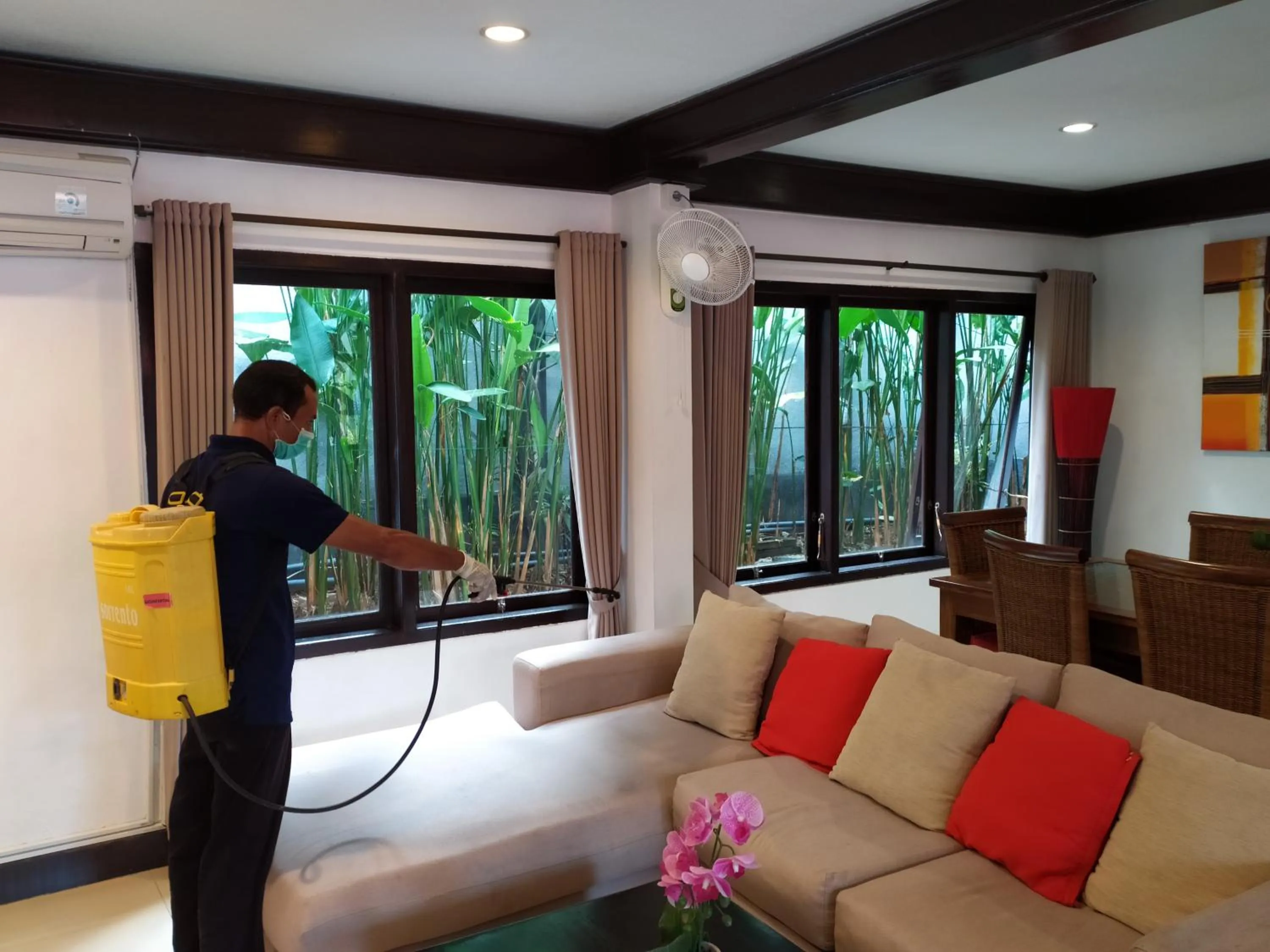 Living room in Alysha Villa Seminyak Beachside By Bali Asia Villa