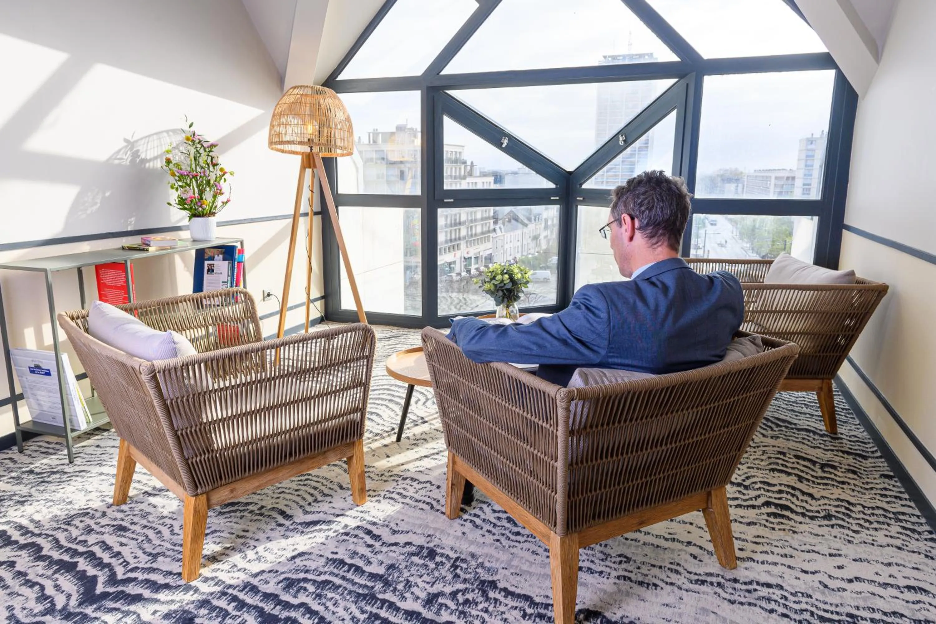 Decorative detail in ibis Styles Tours Centre