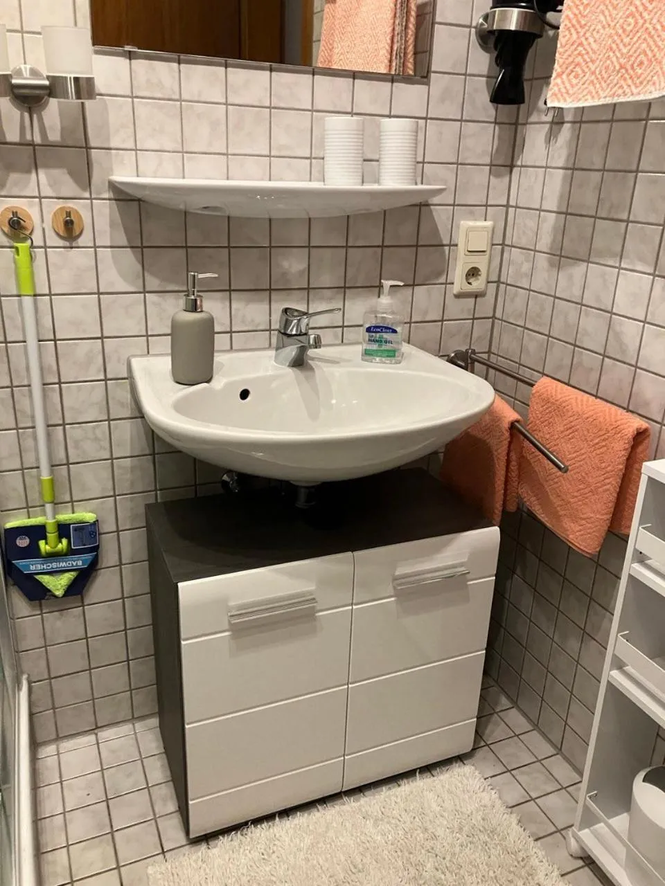 Bathroom in Ferienwohnung Angelika