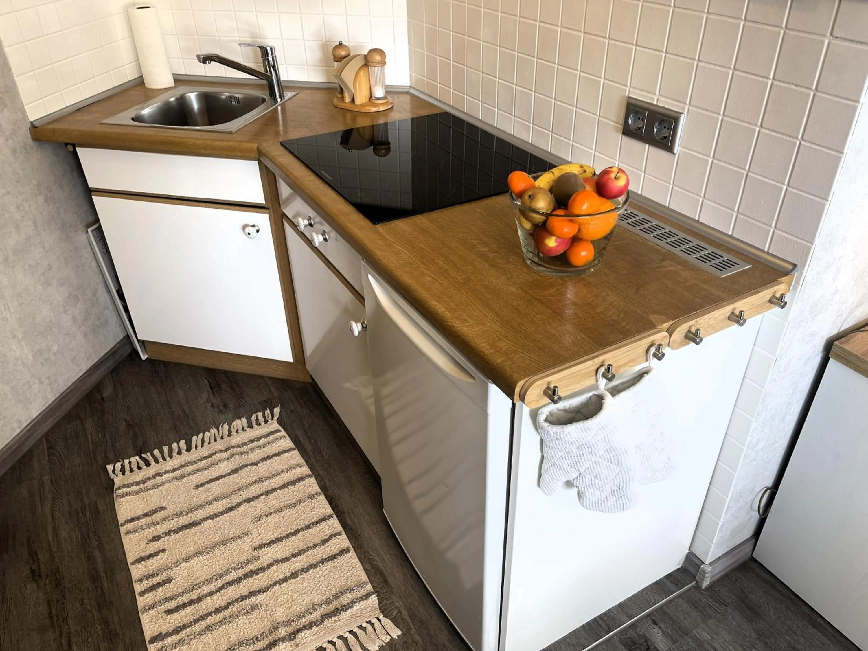 Kitchen or kitchenette in Ferienwohnung Angelika