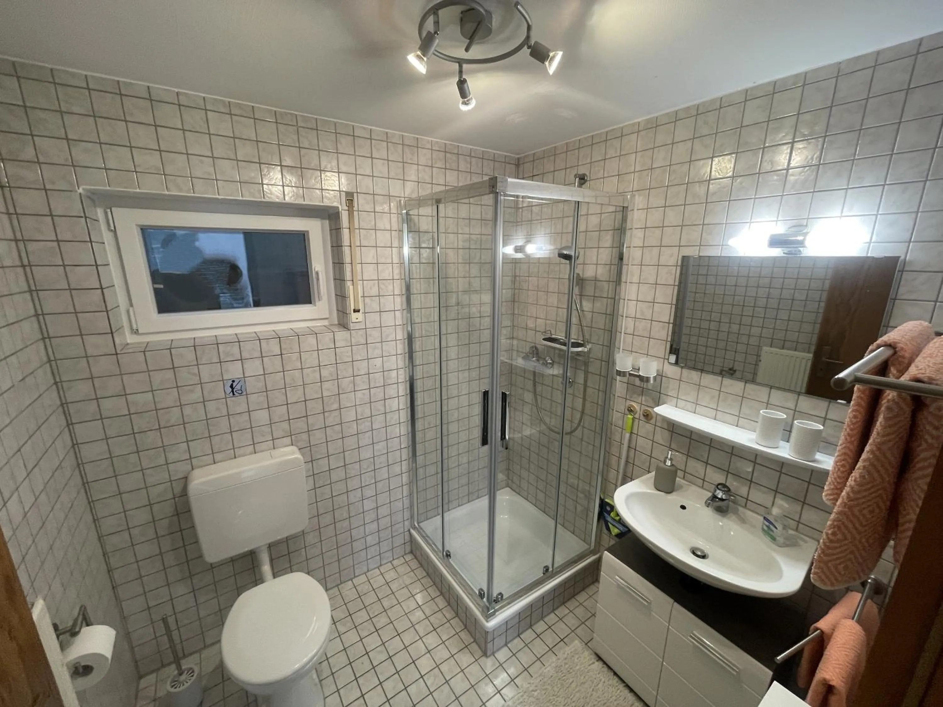 Bathroom in Ferienwohnung Angelika